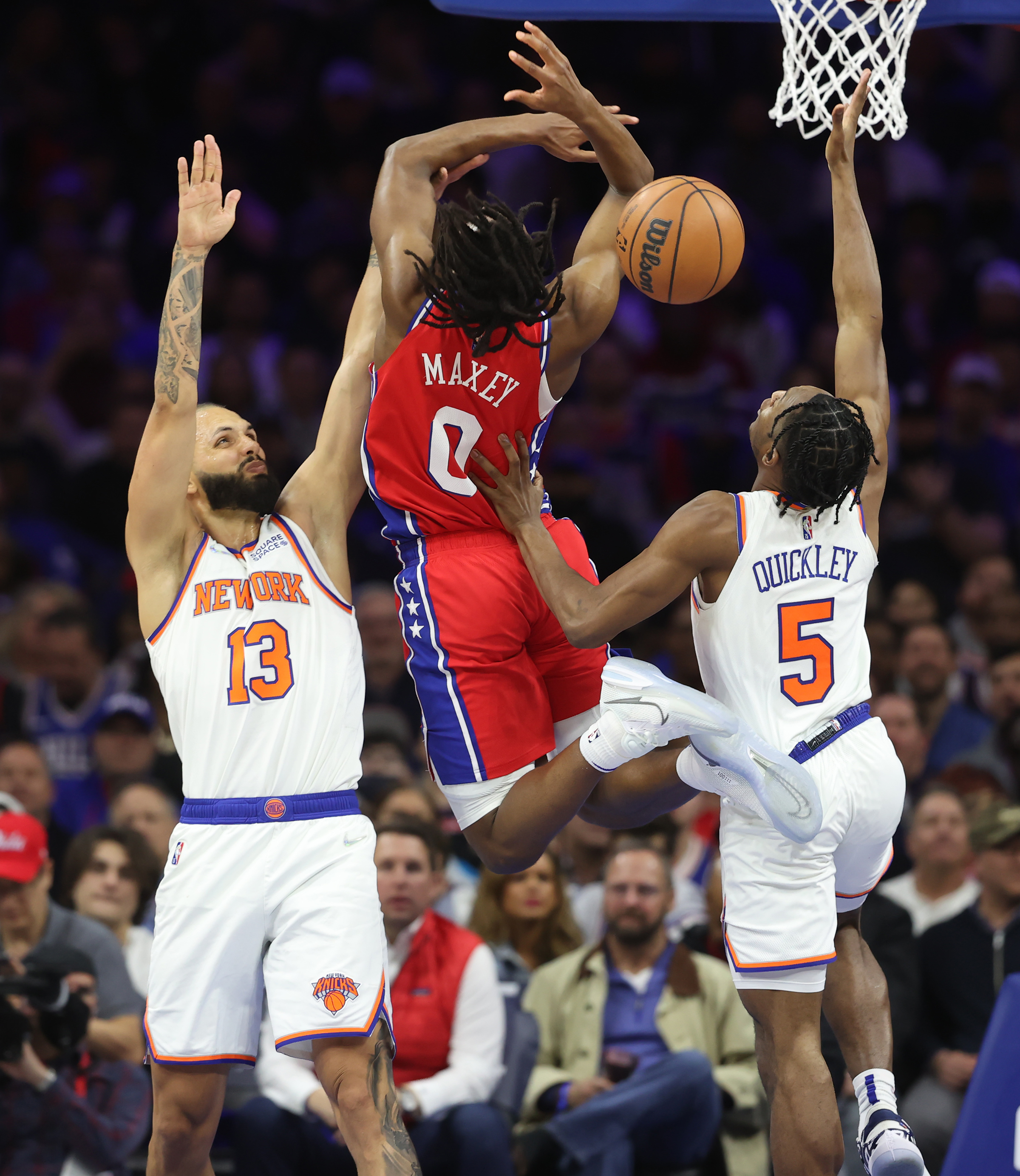 Maxey gives 76ers spark in comeback win over Knicks