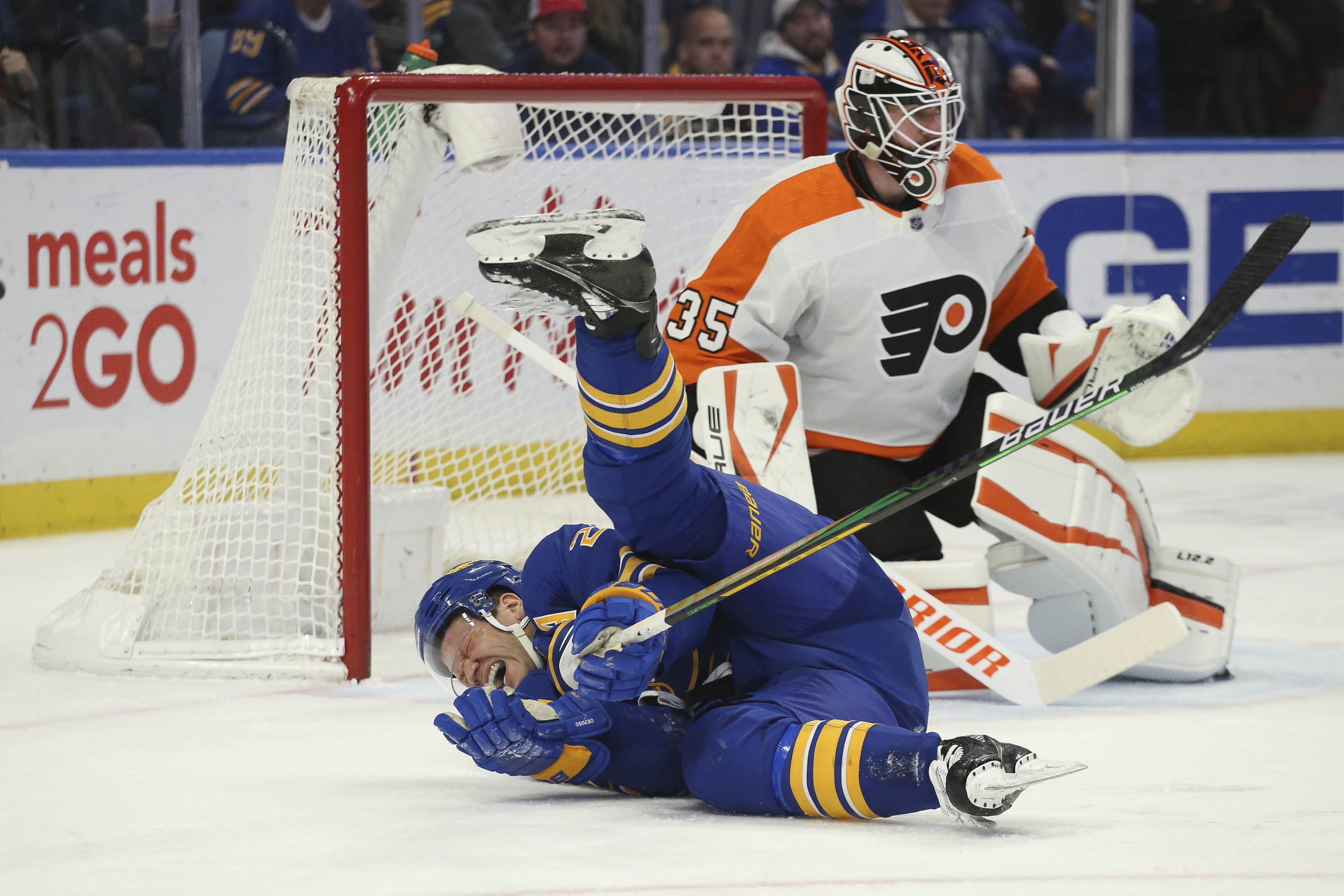 Sabres start slowly, get blanked by Flyers 4-0