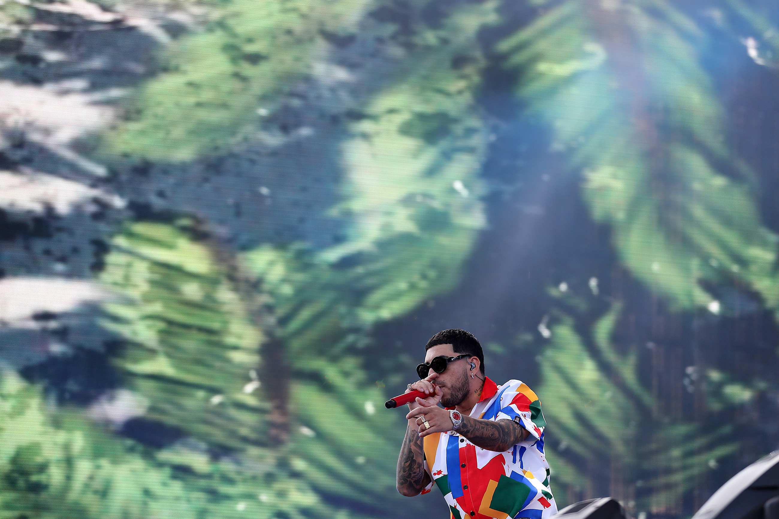 Bad Bunny and David Ortiz show love at the All-Star Celebrity