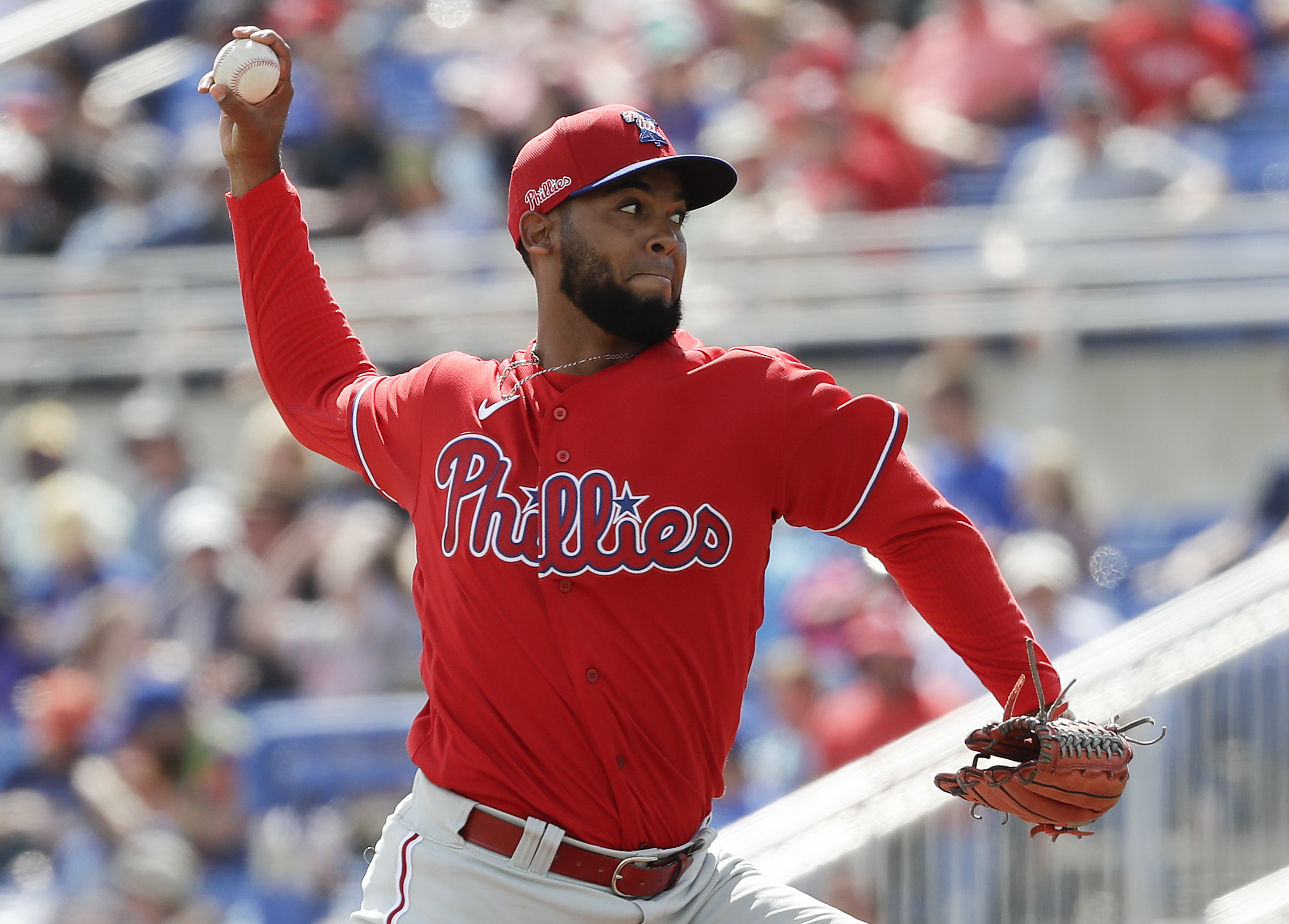 Phillies' Seranthony Domínguez, now at peace, opens up about Tommy John  surgery, COVID-19 odyssey - The Athletic