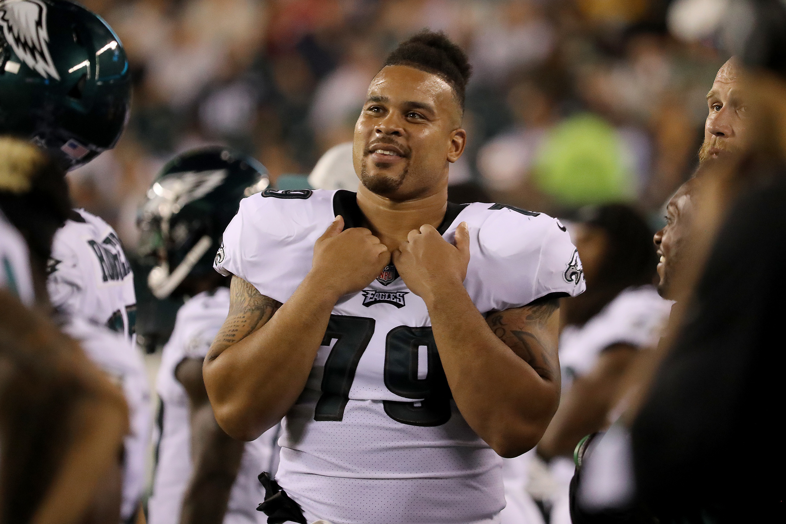 Brandon Brooks says he had to leave Eagles' loss to Seahawks due to anxiety, Philadelphia Eagles