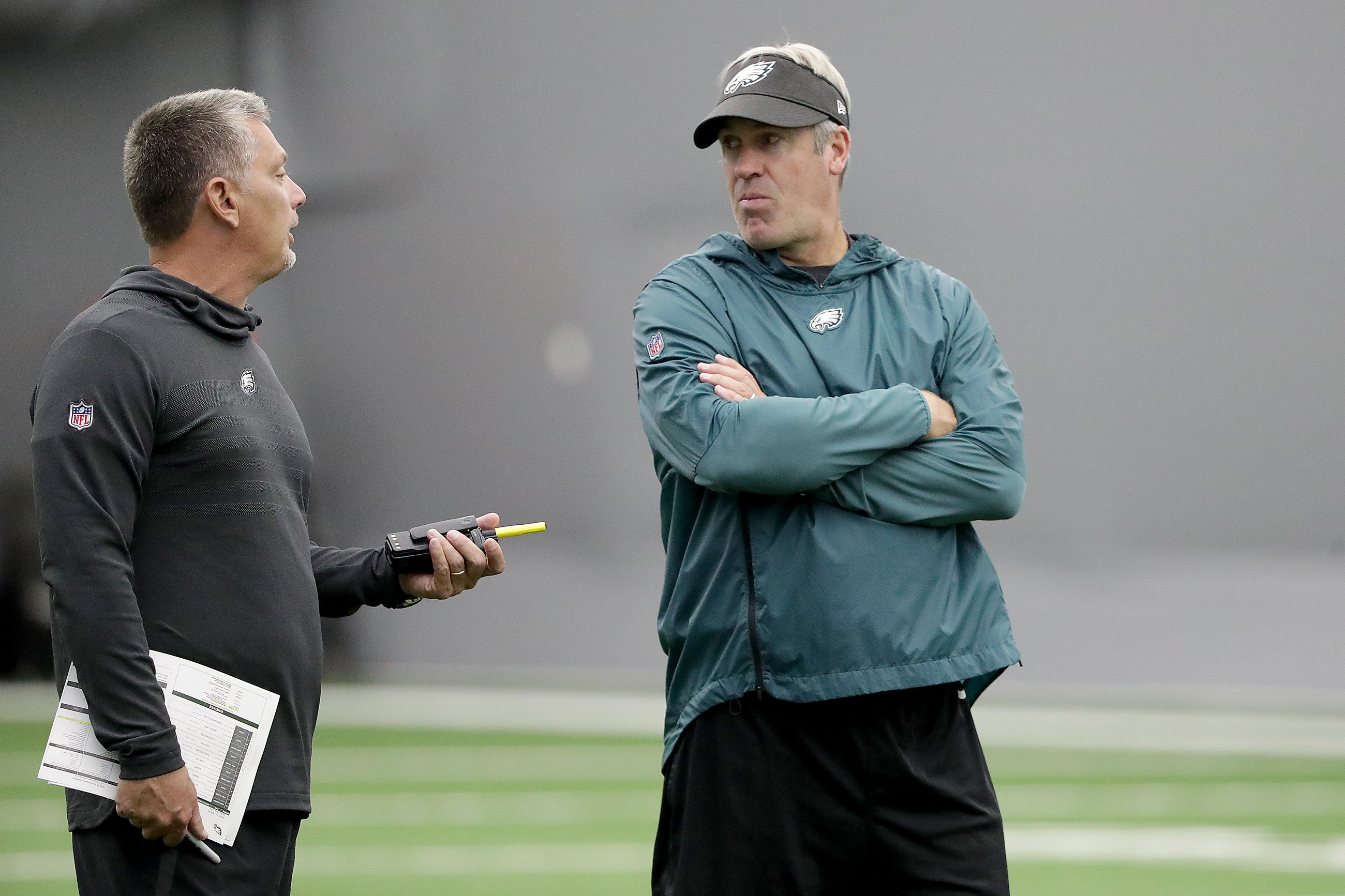 Doug Pederson back with Eagles after positive test - ESPN