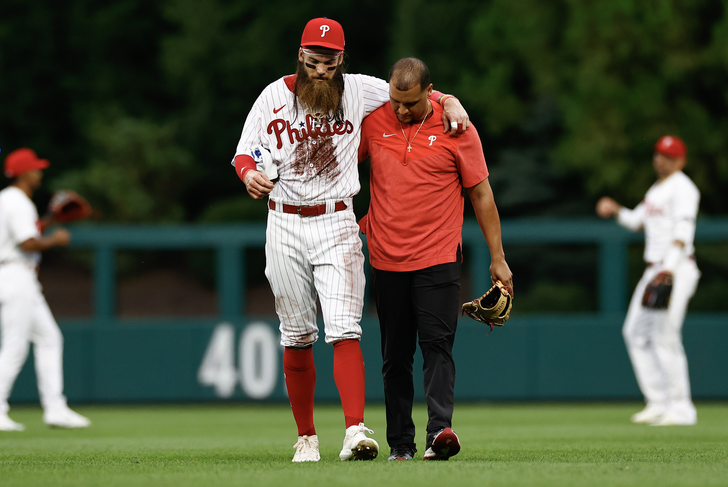 Phillies' Brandon Marsh hits the injured list and could be out 2-3