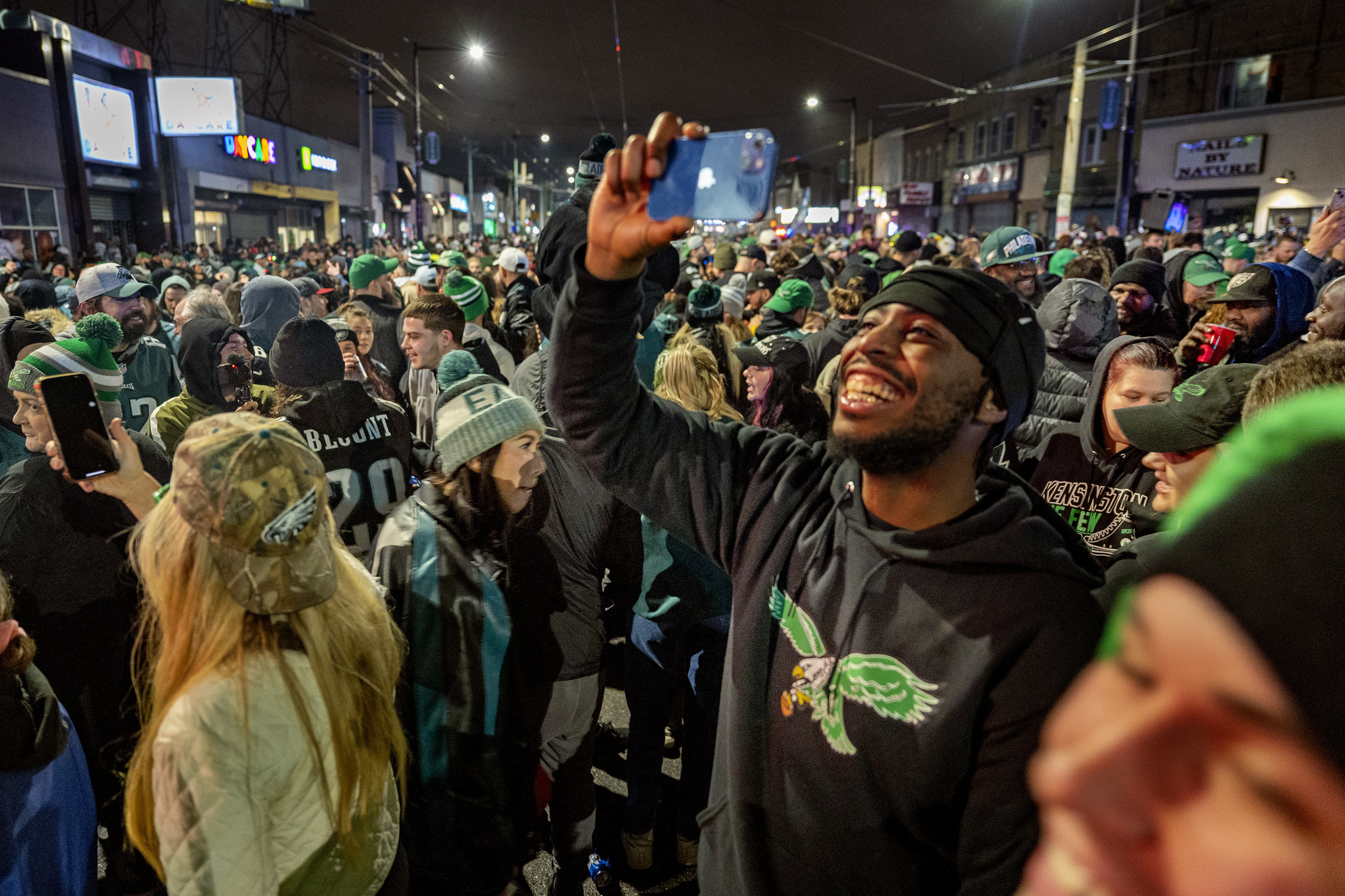 Eagles Parade: Philly Celebrates Its Super Bowl Win As Only Philly Can :  The Two-Way : NPR