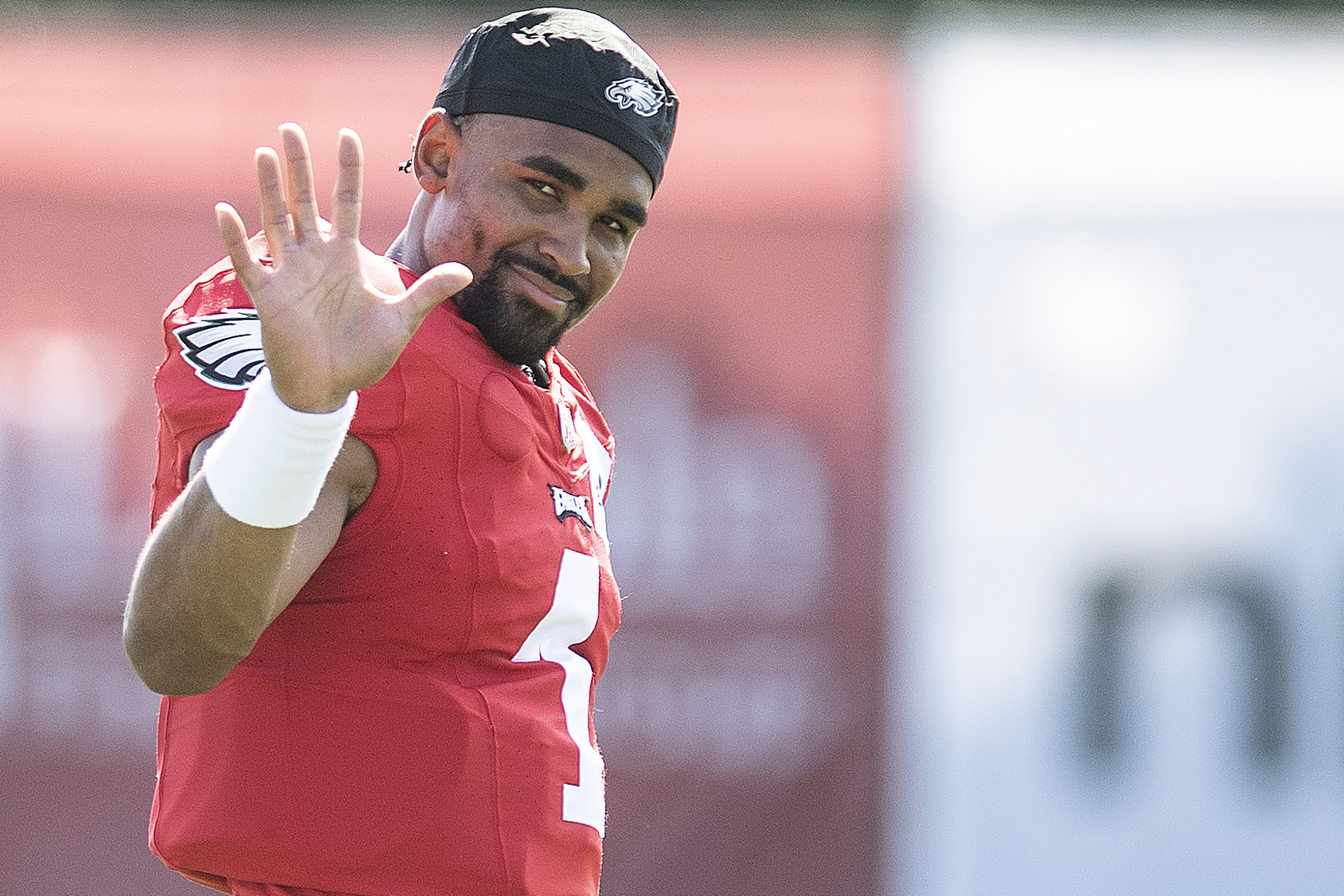 Eagles training camp observations: Jalen Hurts vibes with A.J. Brown and  DeVonta Smith, dark-horse playmaker continues to stand out