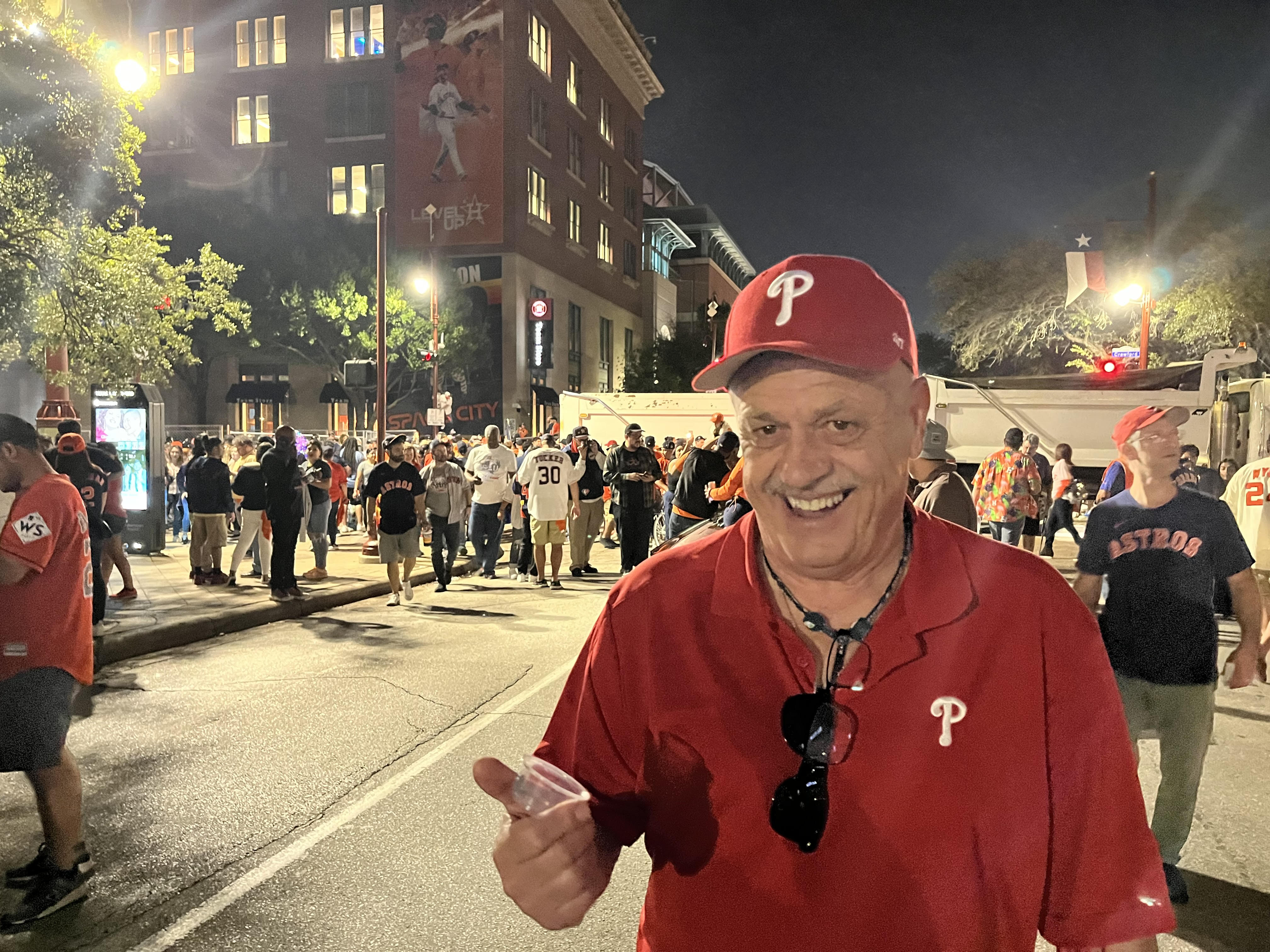 New Jersey residents celebrate the Eagles, Phillies in Houston
