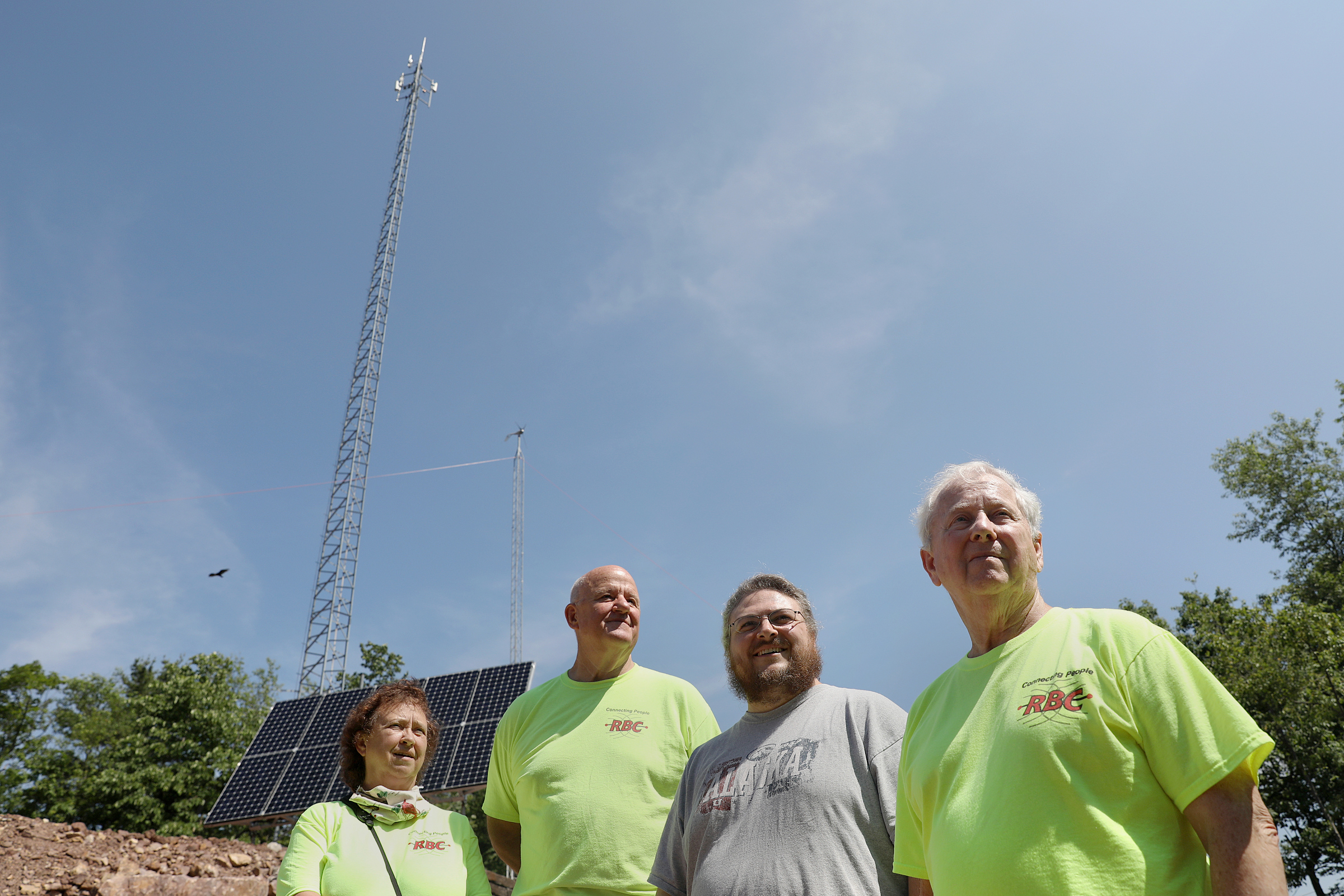 Internet speeds were awful, so these rural Pennsylvanians put up their own wireless tower image