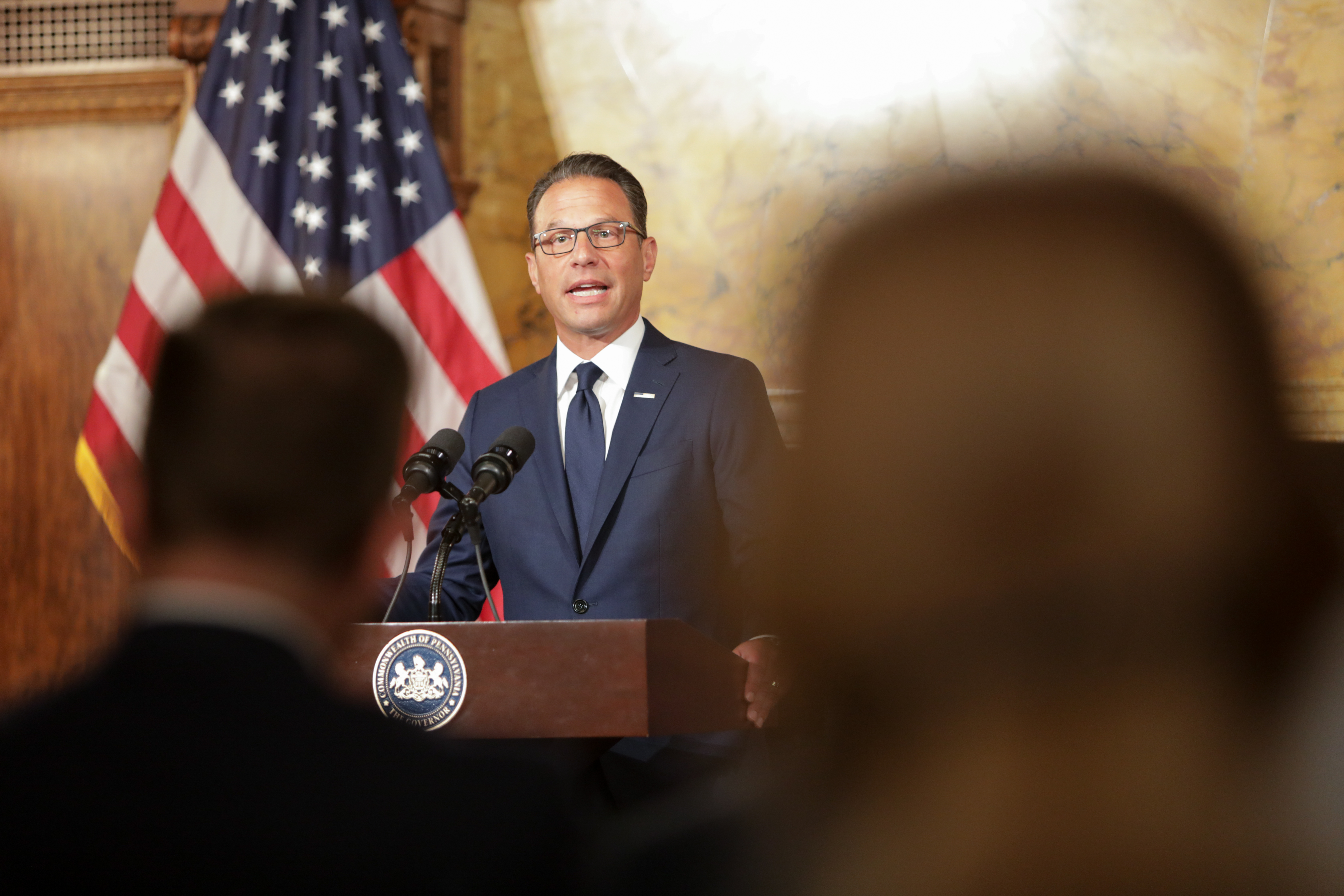 Gov. Josh Shapiro signs executive order restricting data center development in Pennsylvania — Credit: The Philadelphia Inquirer