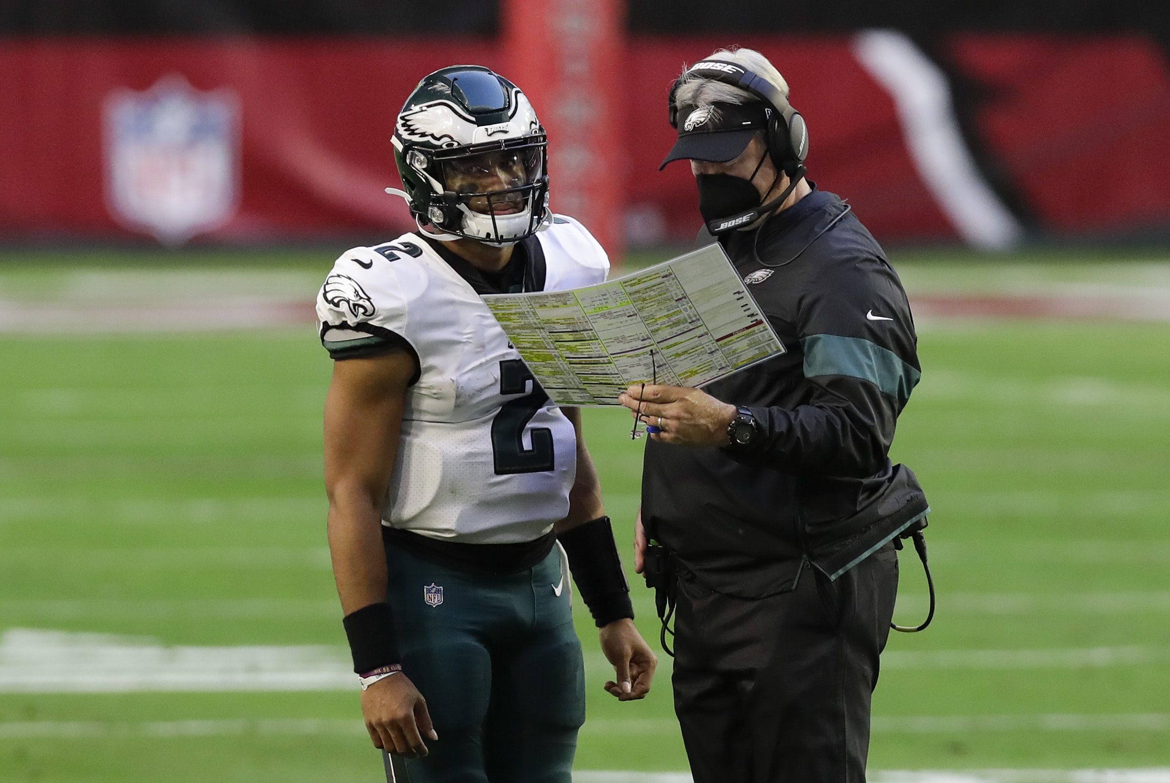 Philadelphia Eagles coach Doug Pederson undecided on Jalen Hurts