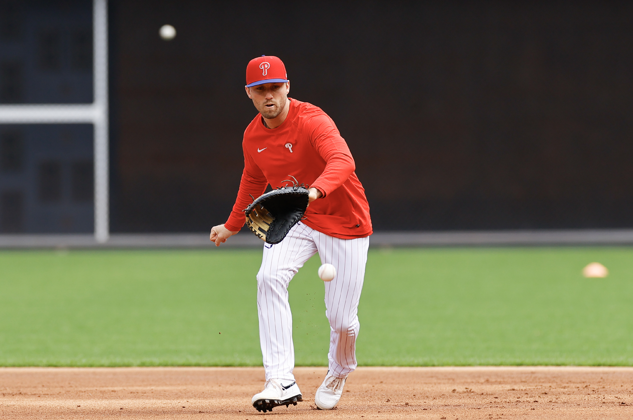 Phillies first baseman Darick Hall could return early June