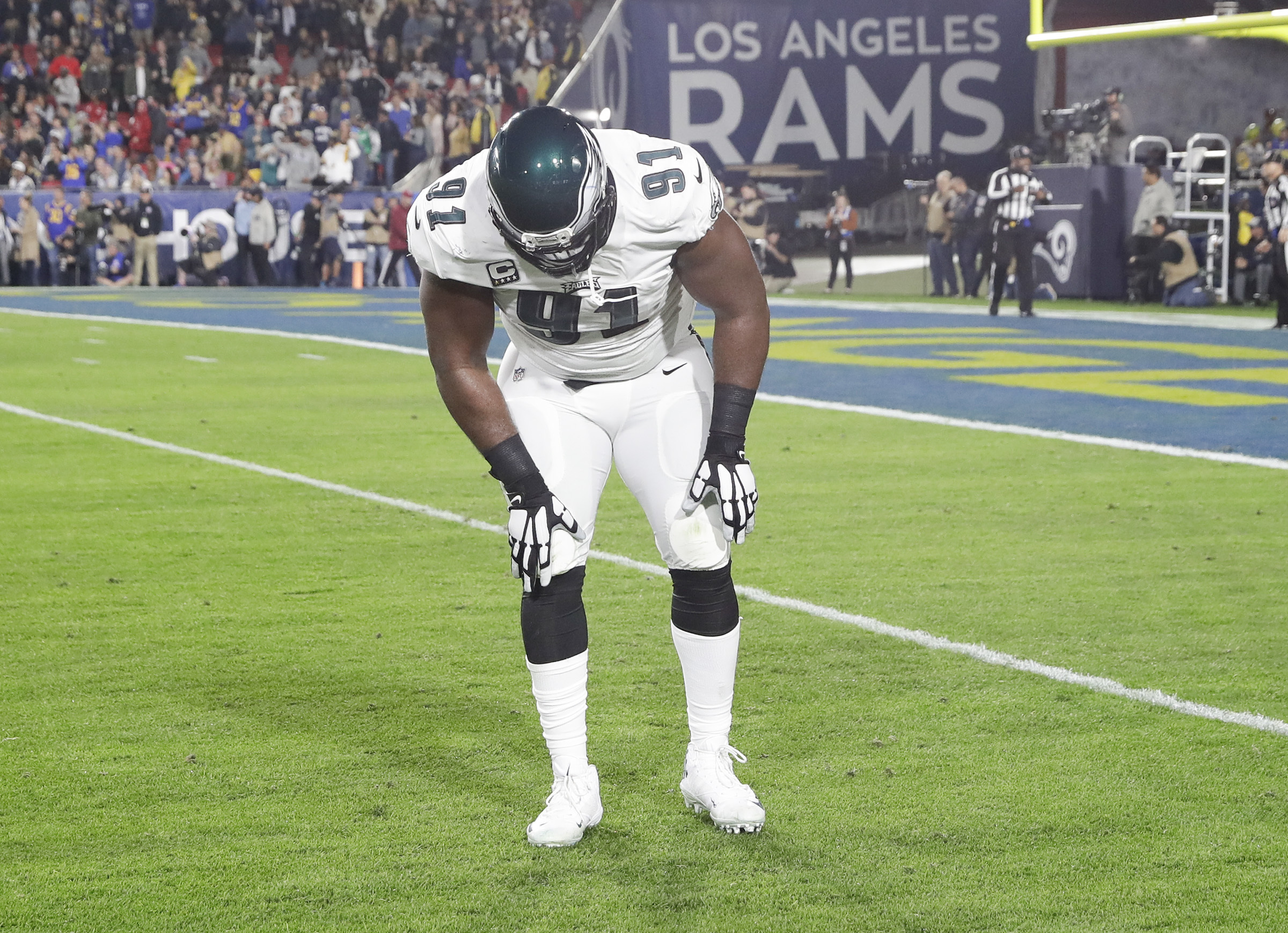 : 2021 Score #77 Fletcher Cox Philadelphia Eagles