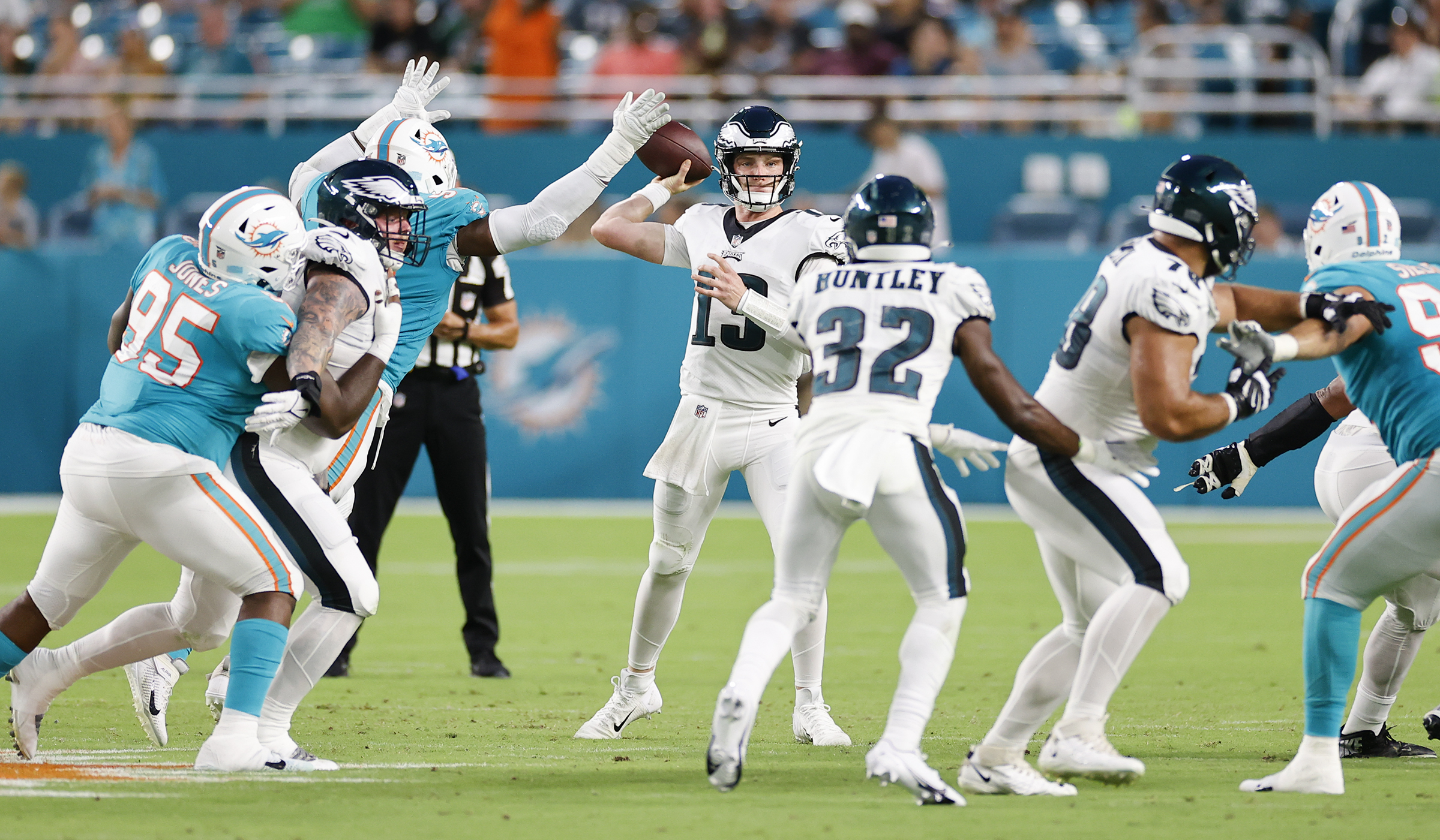 Dolphins bludgeon Eagles 48-10 in the final preseason game of 2022