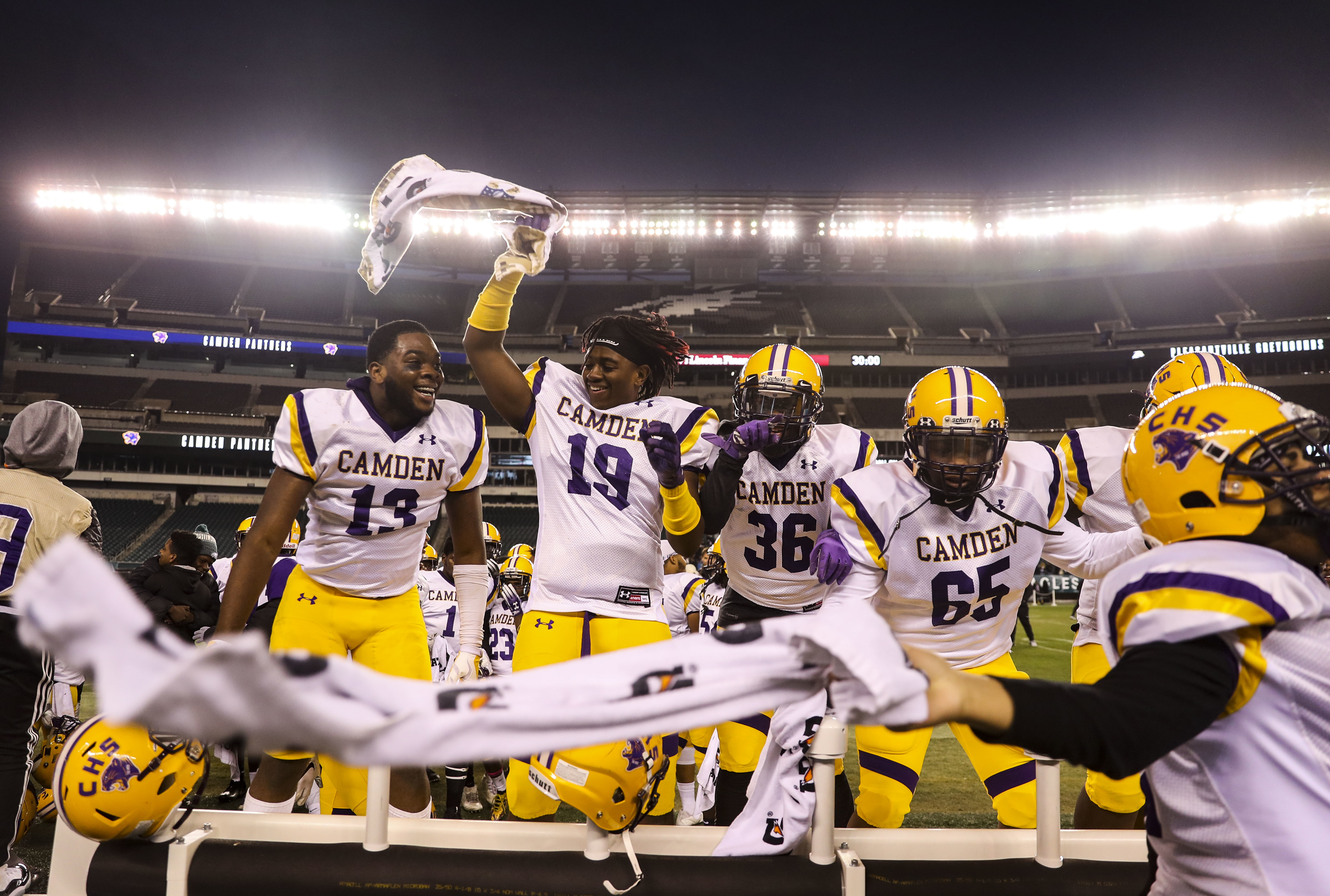 Camden-Pleasantville football game to finish at Lincoln Financial