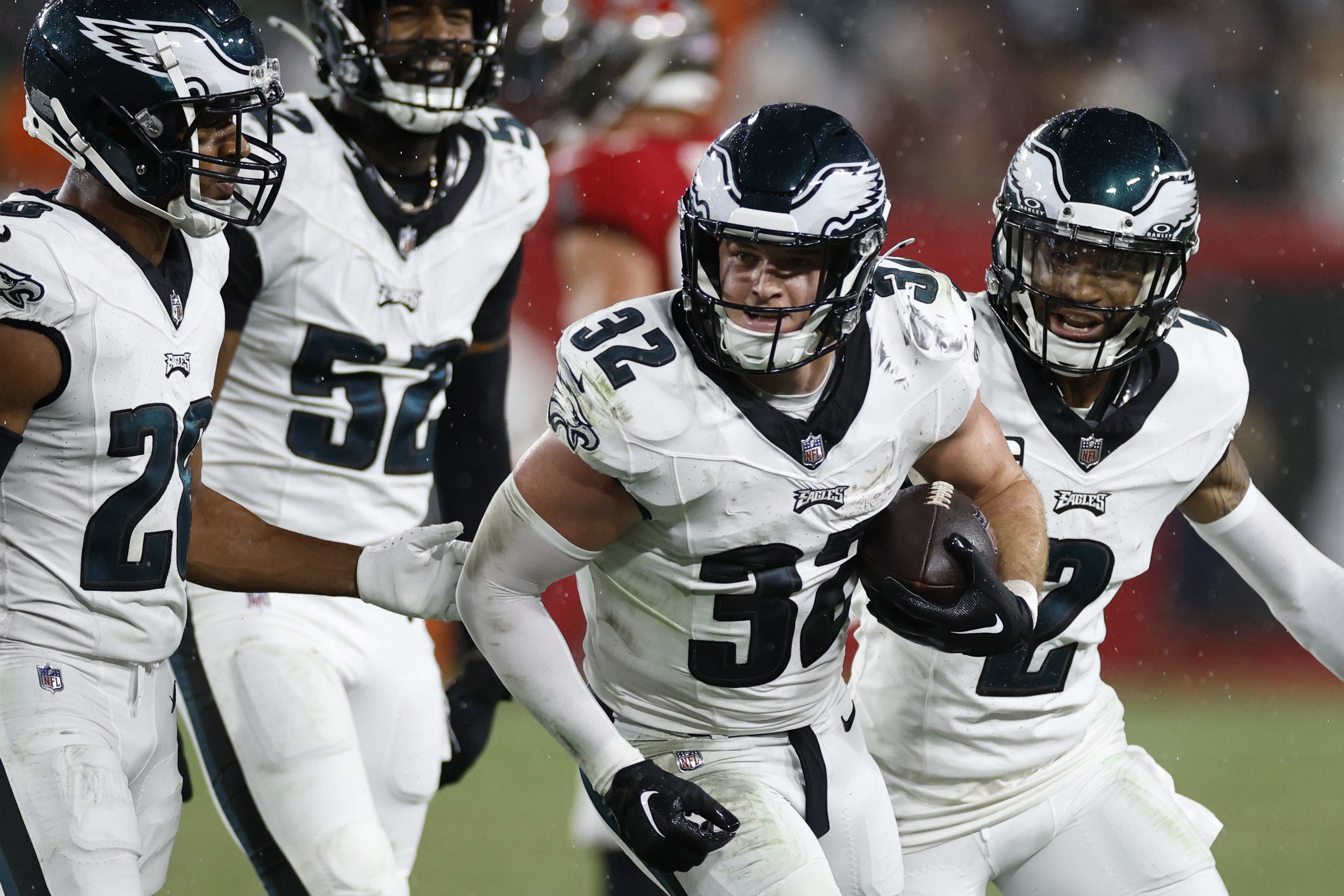 Quez Watkins, Sydney Brown ruled out for Eagles matchup vs. Commanders