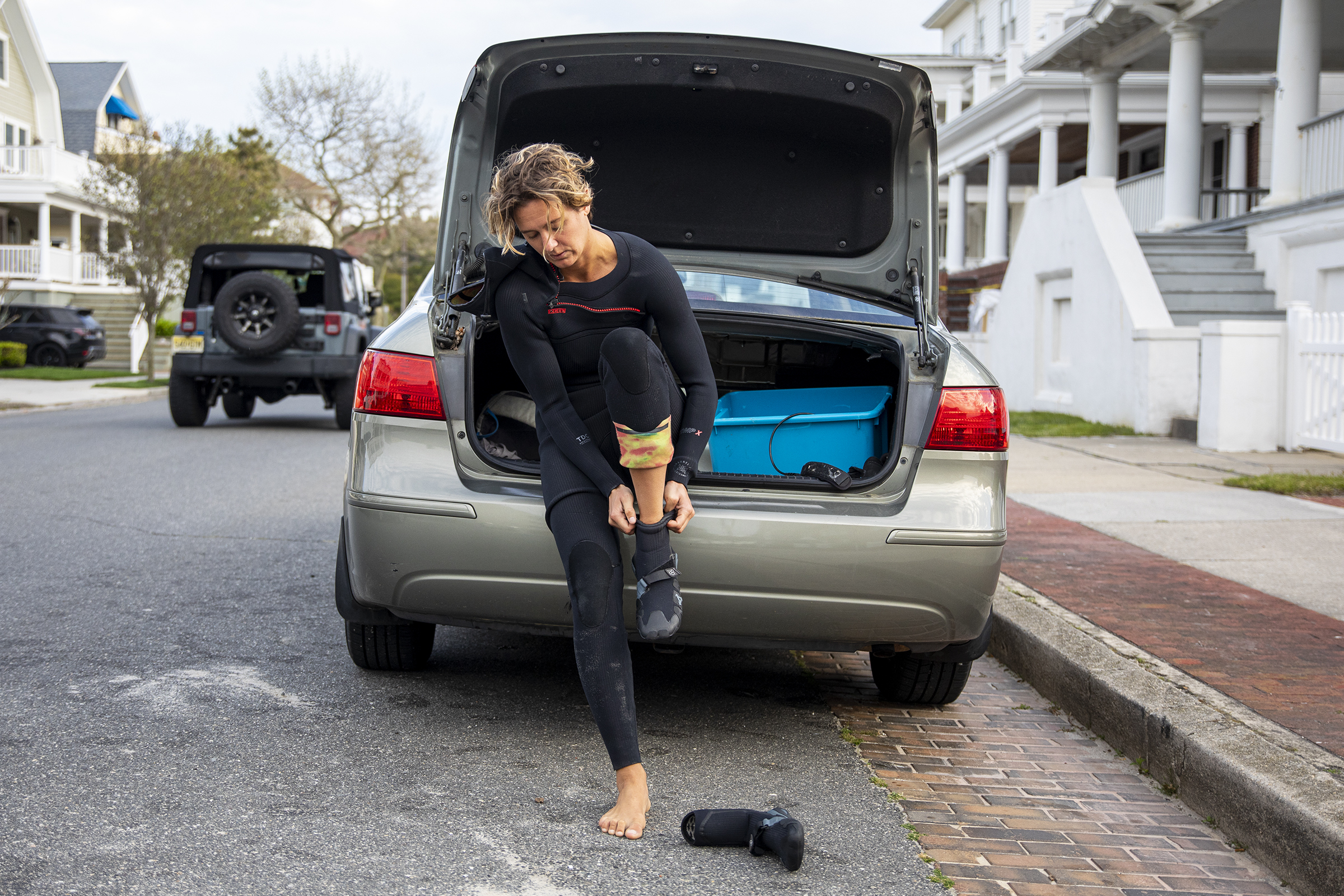 New Jersey pro surfer Cassidy McClain returns to Ventnor beach