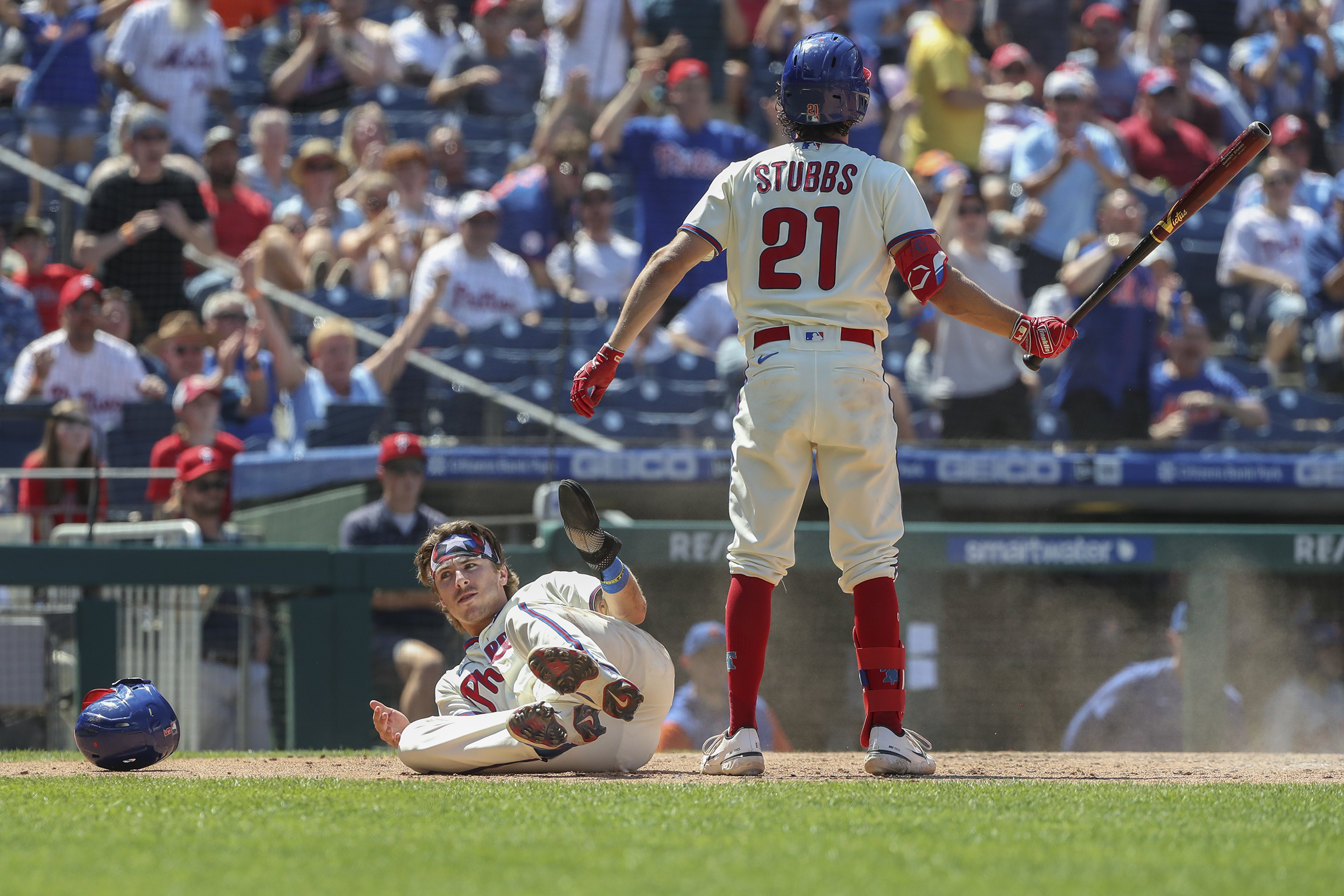 Phillies' starter can't get through fourth inning, just like counterpart  Jacob deGrom