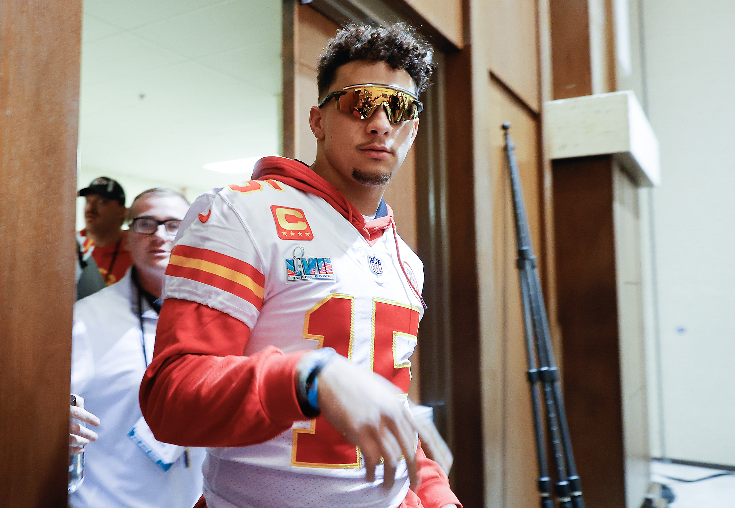 Patrick Mahomes after the game  I thought it was a cool thing to