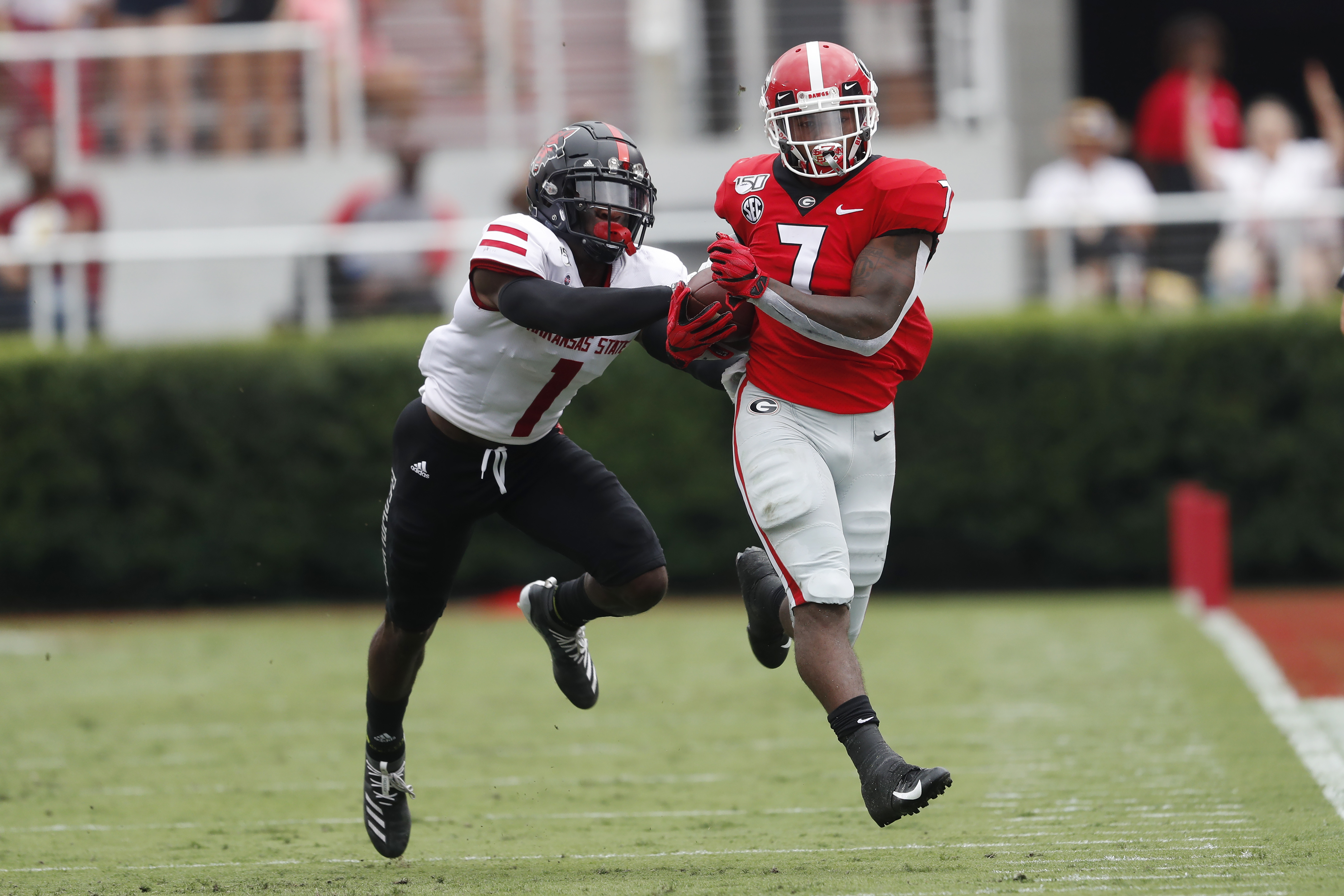 NFL Draft 2020: Philly native D'Andre Swift picked by Detroit Lions with  No. 35 overall pick after starring at St. Joe's Prep, Georgia 