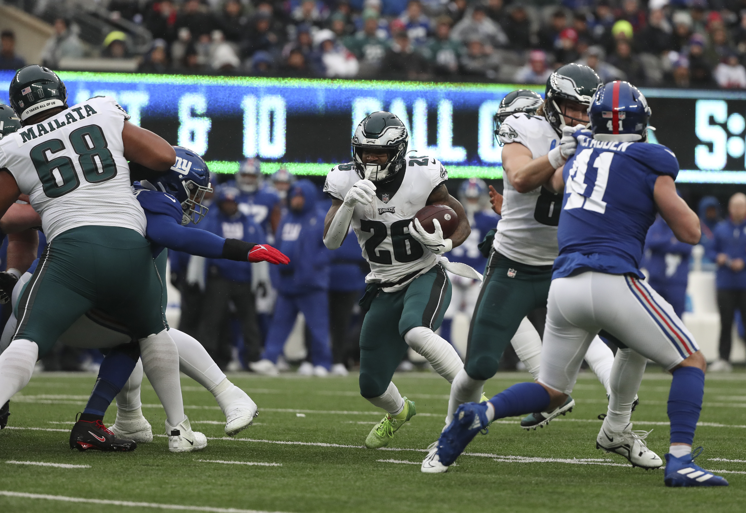 Brandon Graham and the Eagles' pass rush overwhelmed the Giants