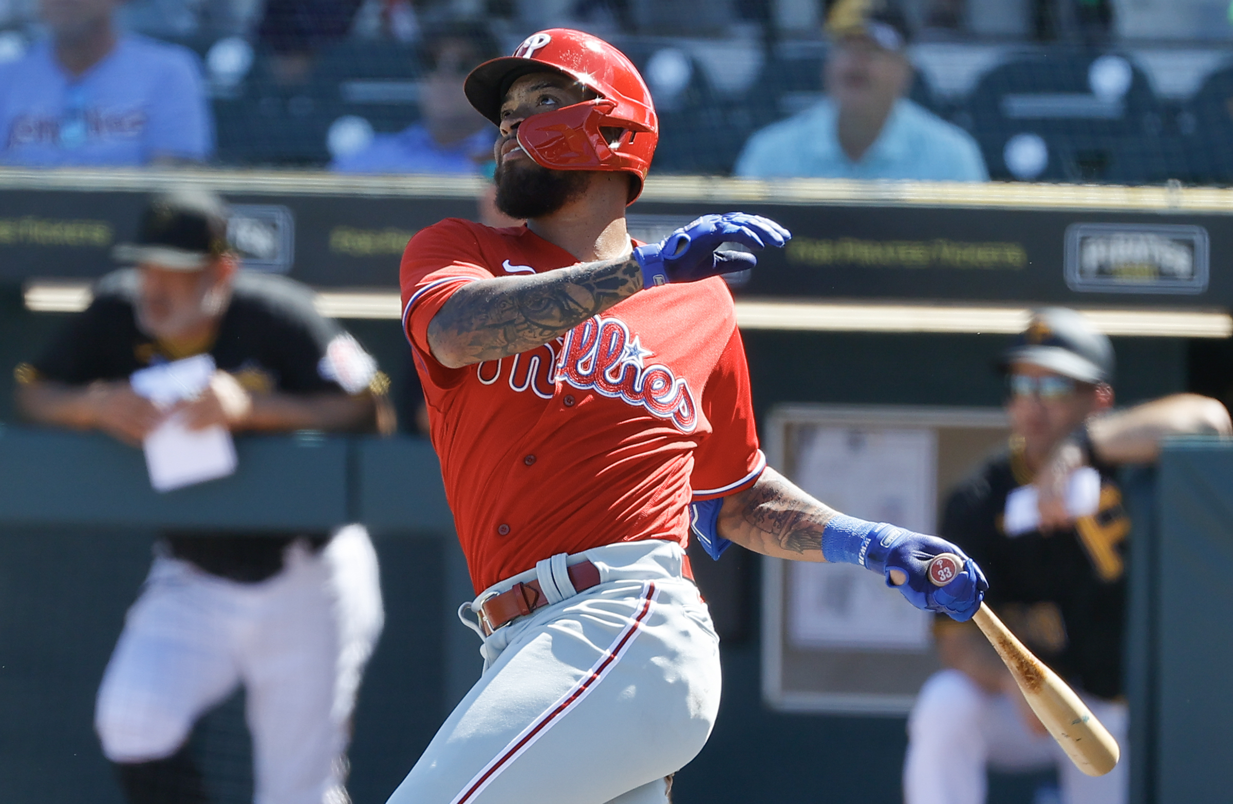 Inside the center-field education of Phillies utility infielder