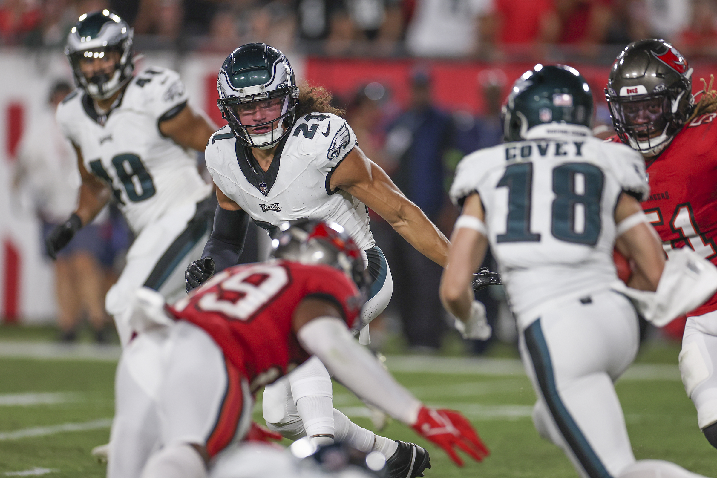 Eagles are thin at safety vs. Commanders with Sydney Brown out