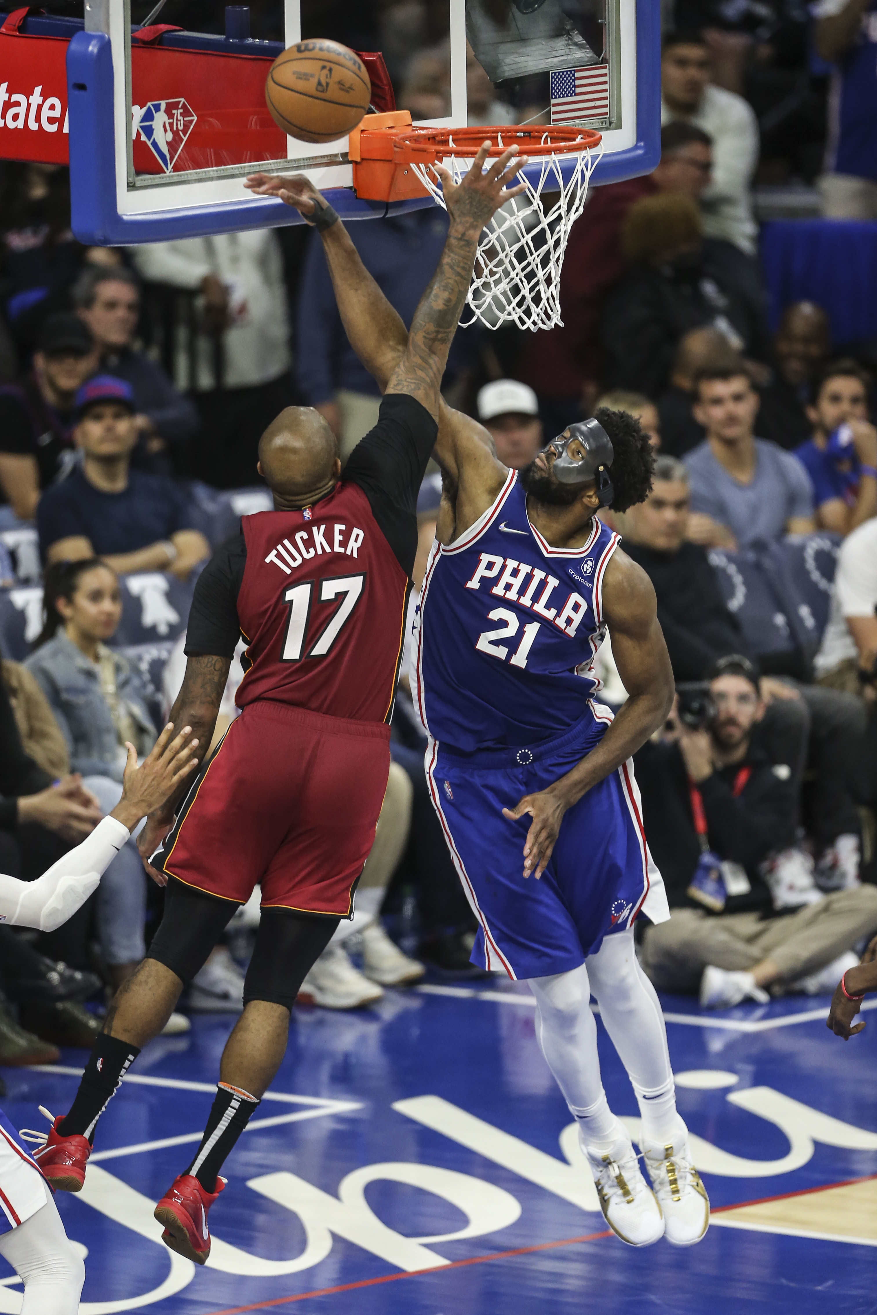 Fanatics hosts fan gear giveaway for Philly's youth with help from Joel  Embiid and Tobias Harris