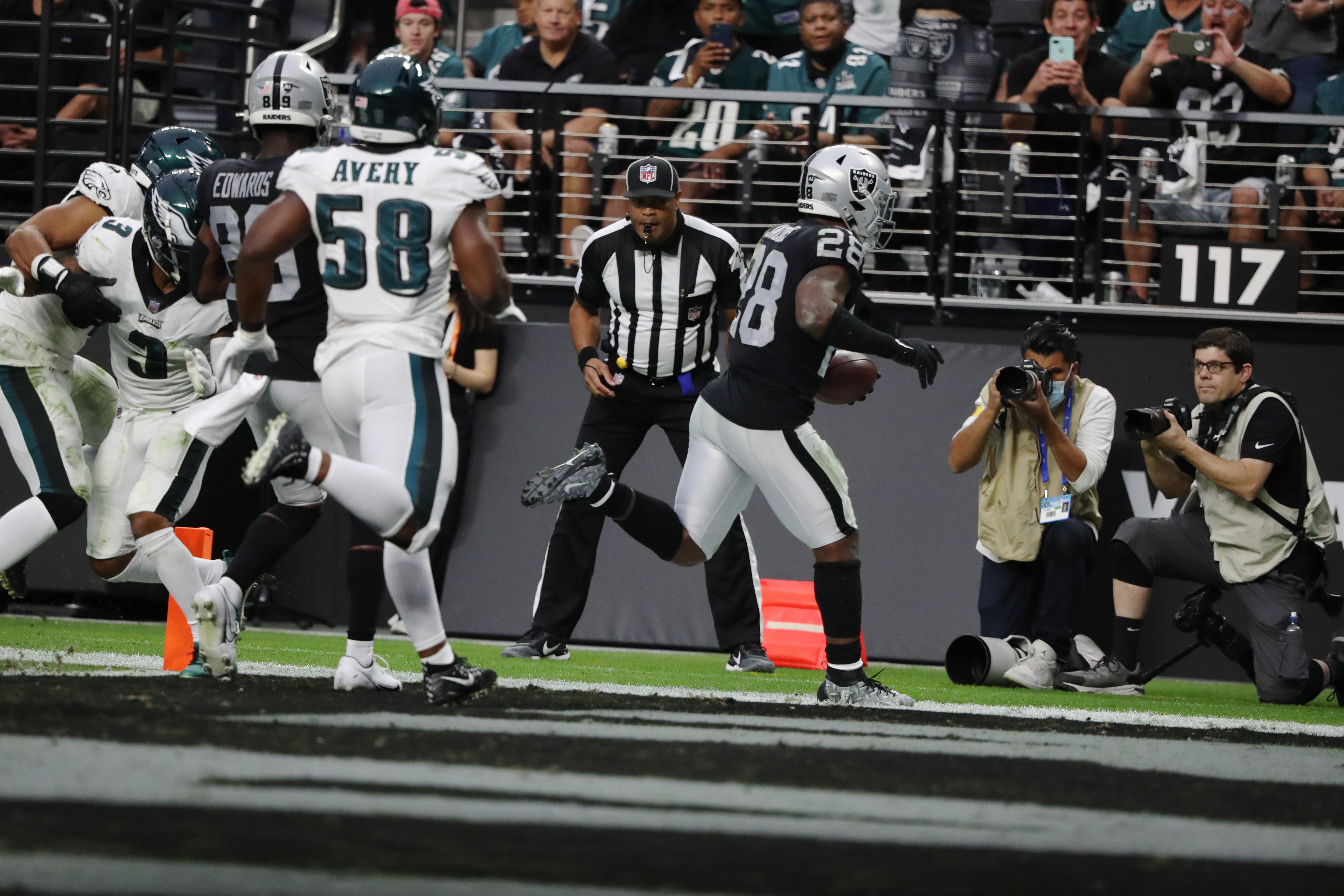 See Philadelphia Eagles loss to Las Vegas Raiders, 33-22 — NFL, Week 7