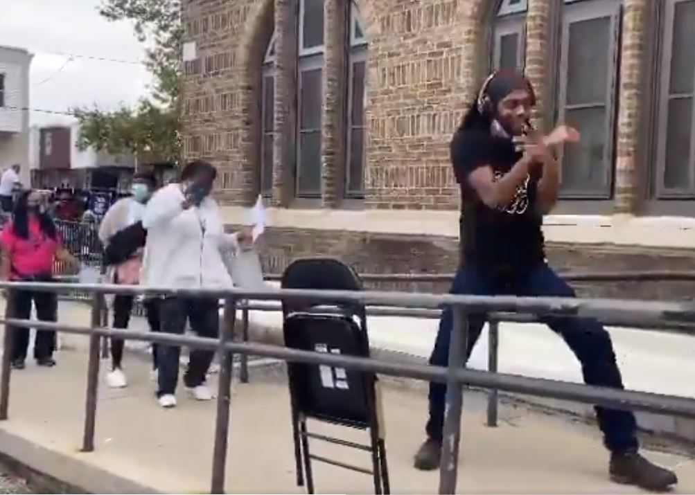 Philly voters dancing the Cha Cha Slide Meet the viral video s star