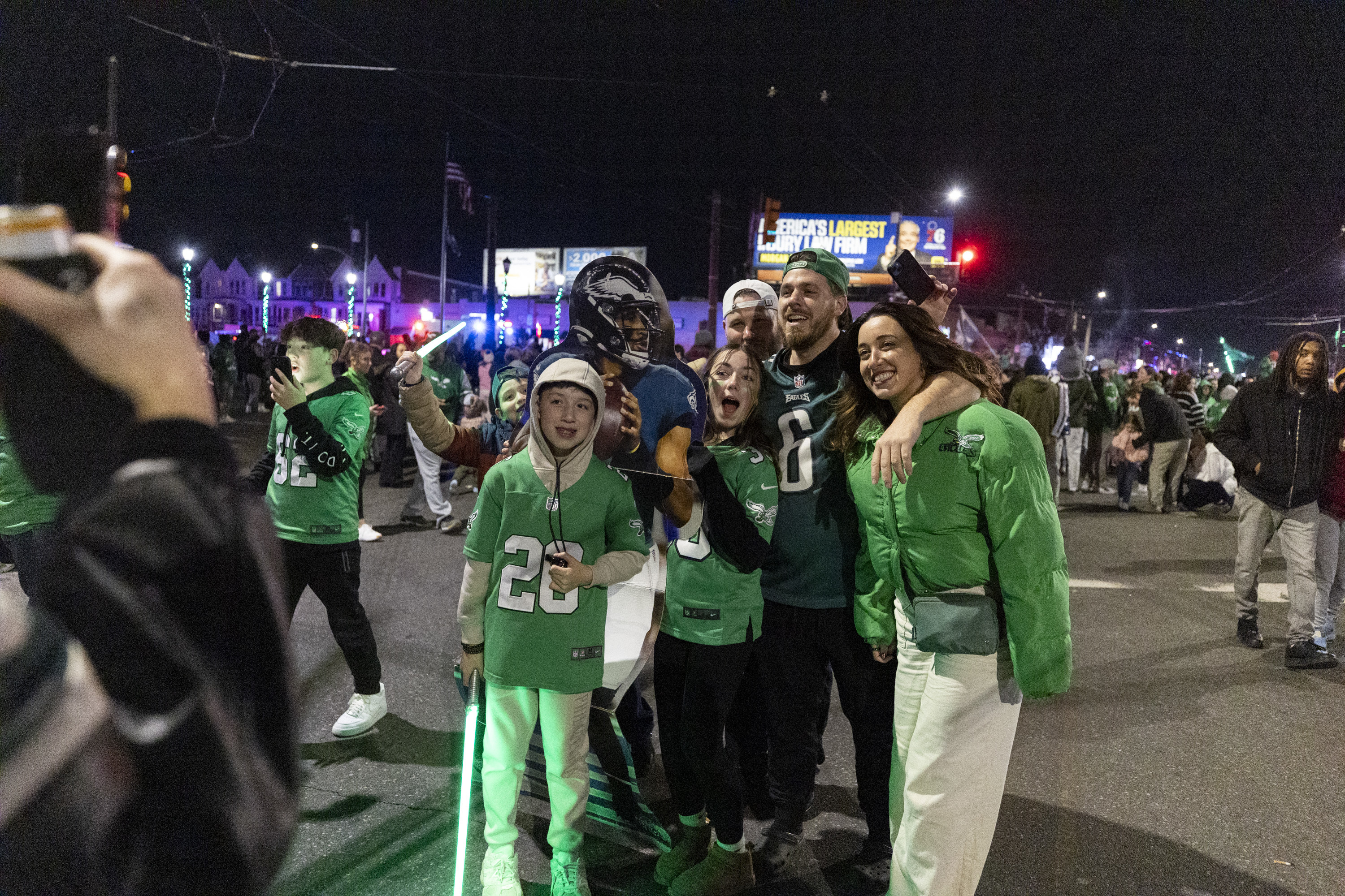 Eagles fans celebrate Super Bowl 2025 win over Kansas City Chiefs