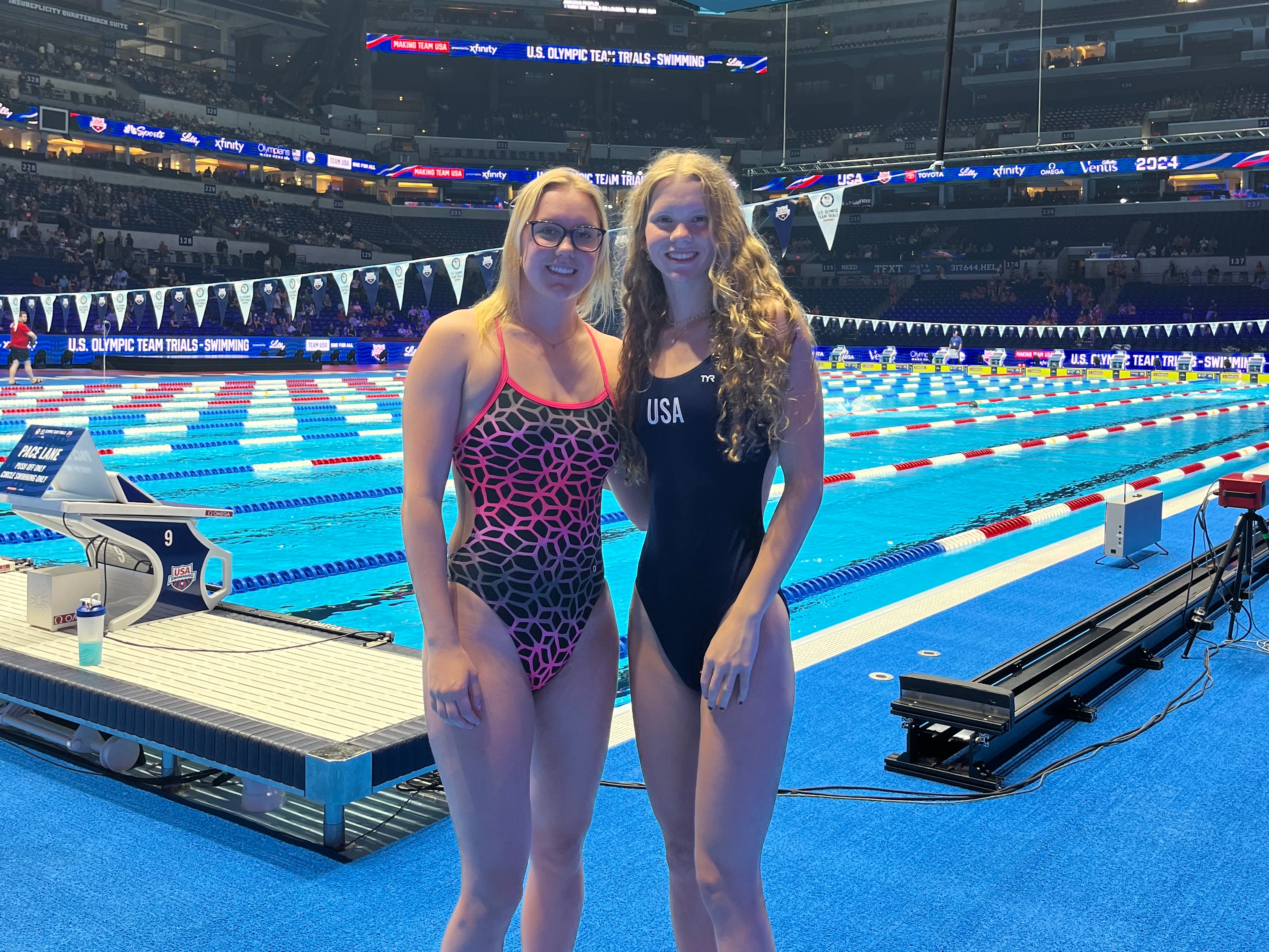 Haddonfield's Audrey Derivaux made a splash at the Olympic swim trials