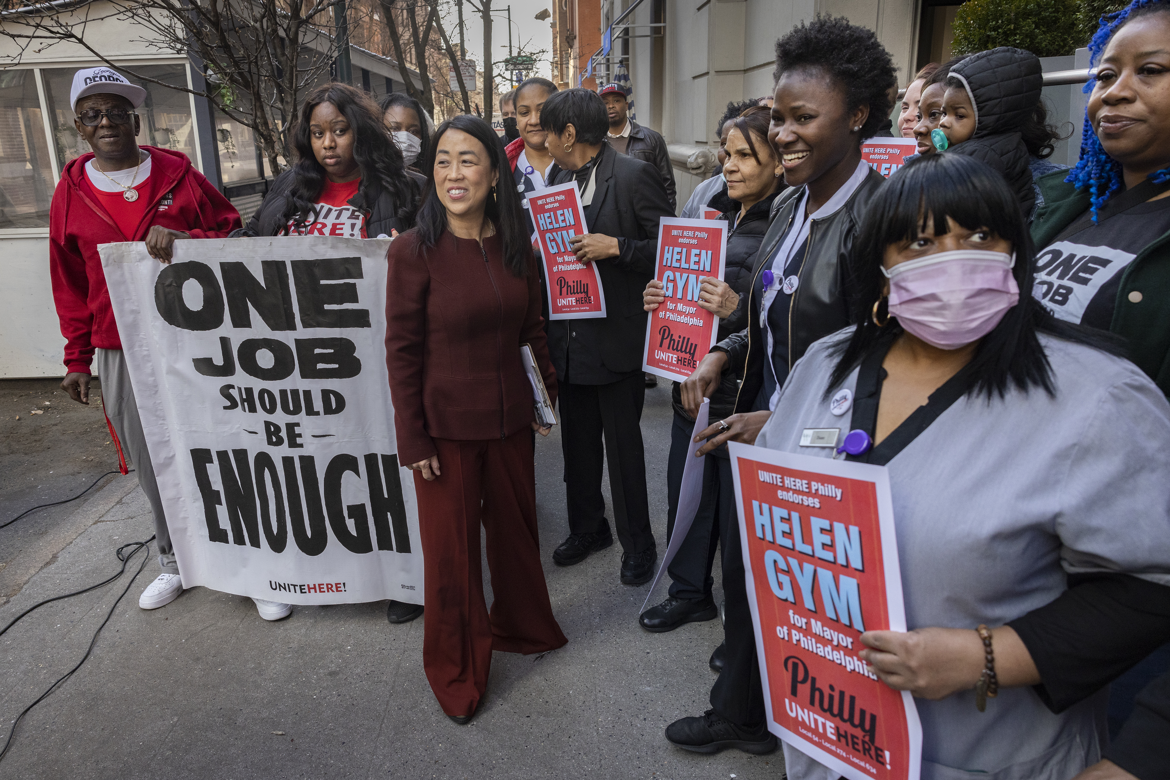 Philly mayor race Labor splitting between Helen Gym and Jeff Brown