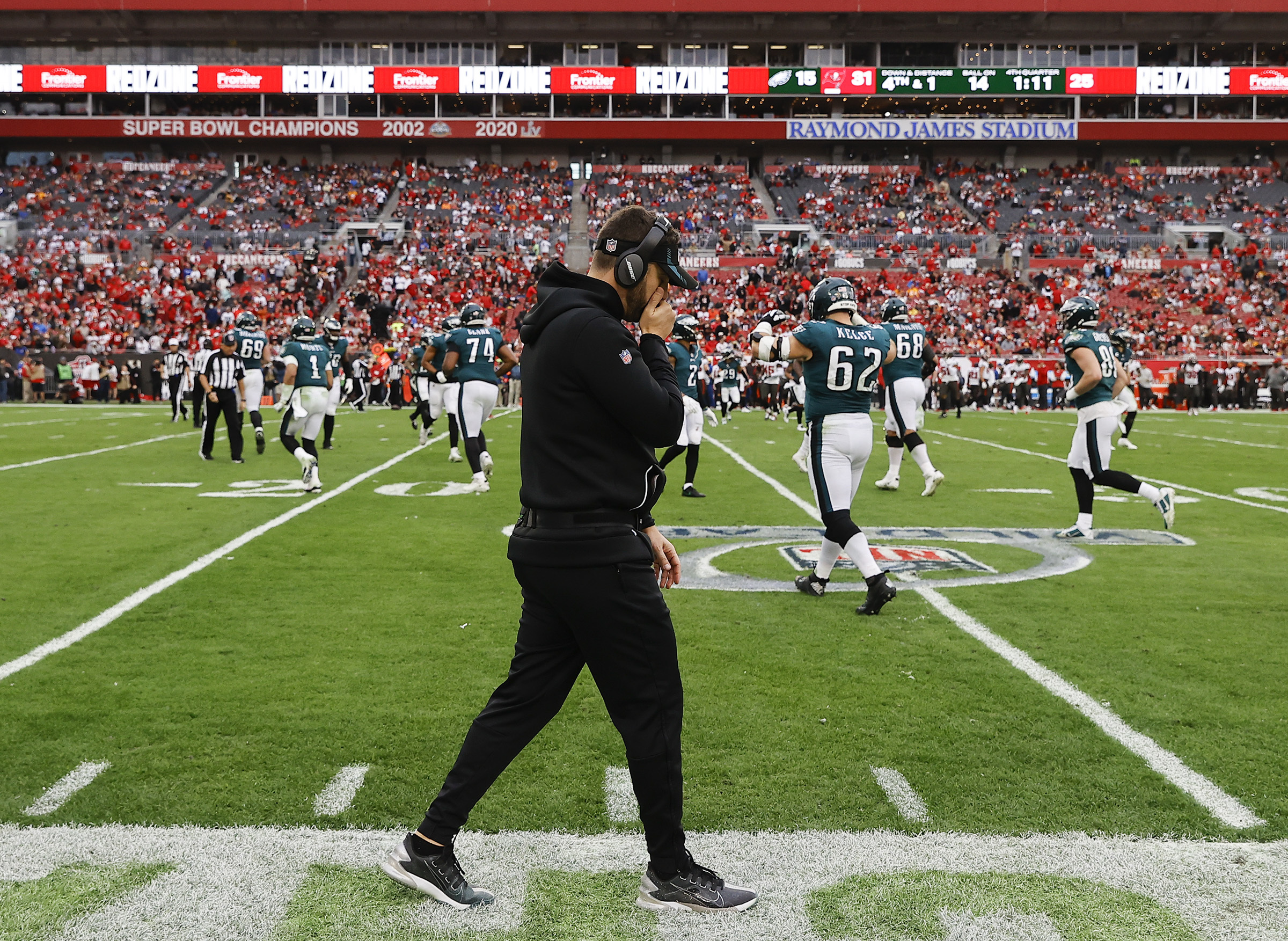 Photos from the Eagles' 31-15 playoff loss to the Tampa Bay Buccaneers