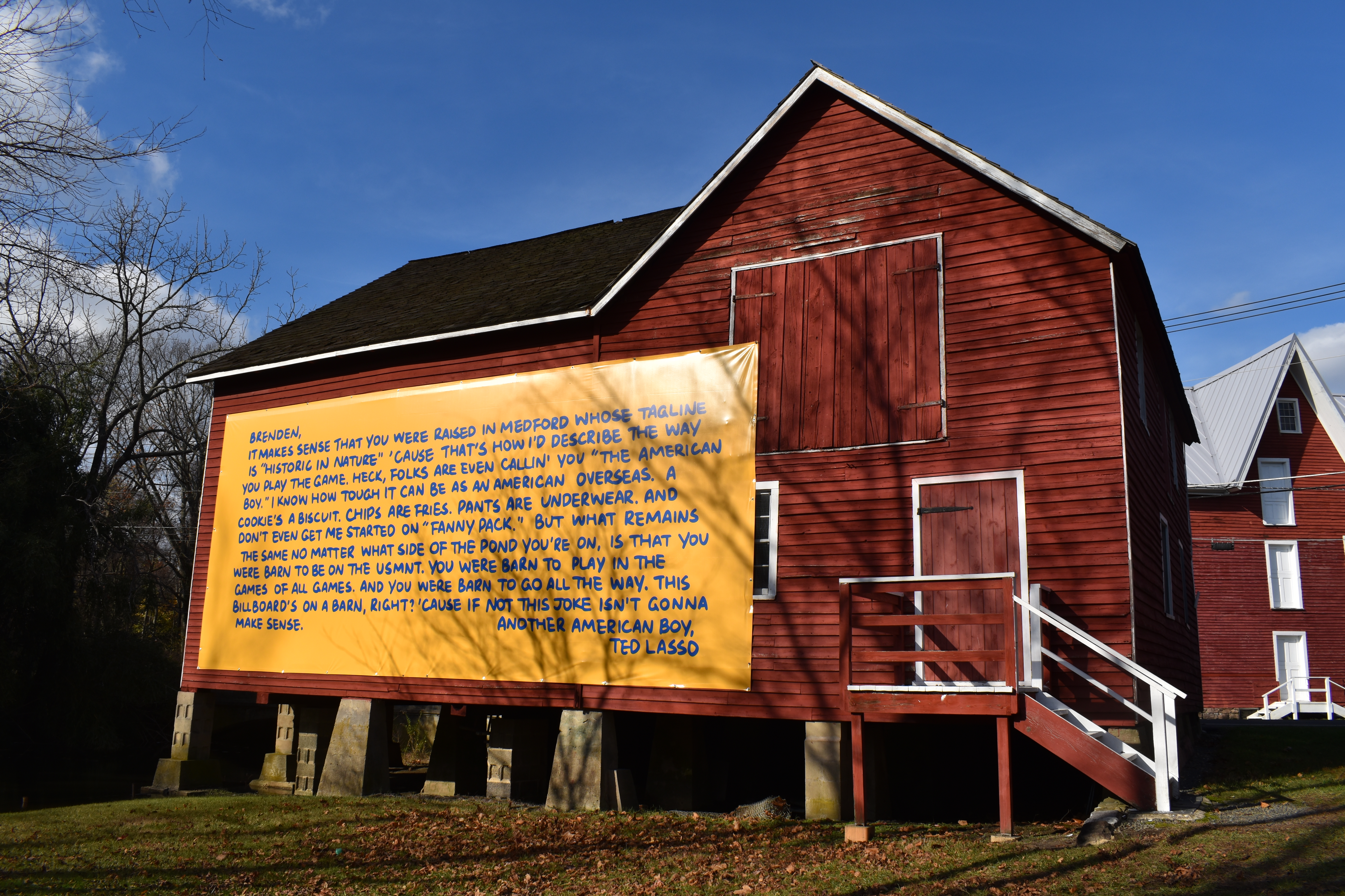 Ted Lasso' cheering billboards appear in several US cities