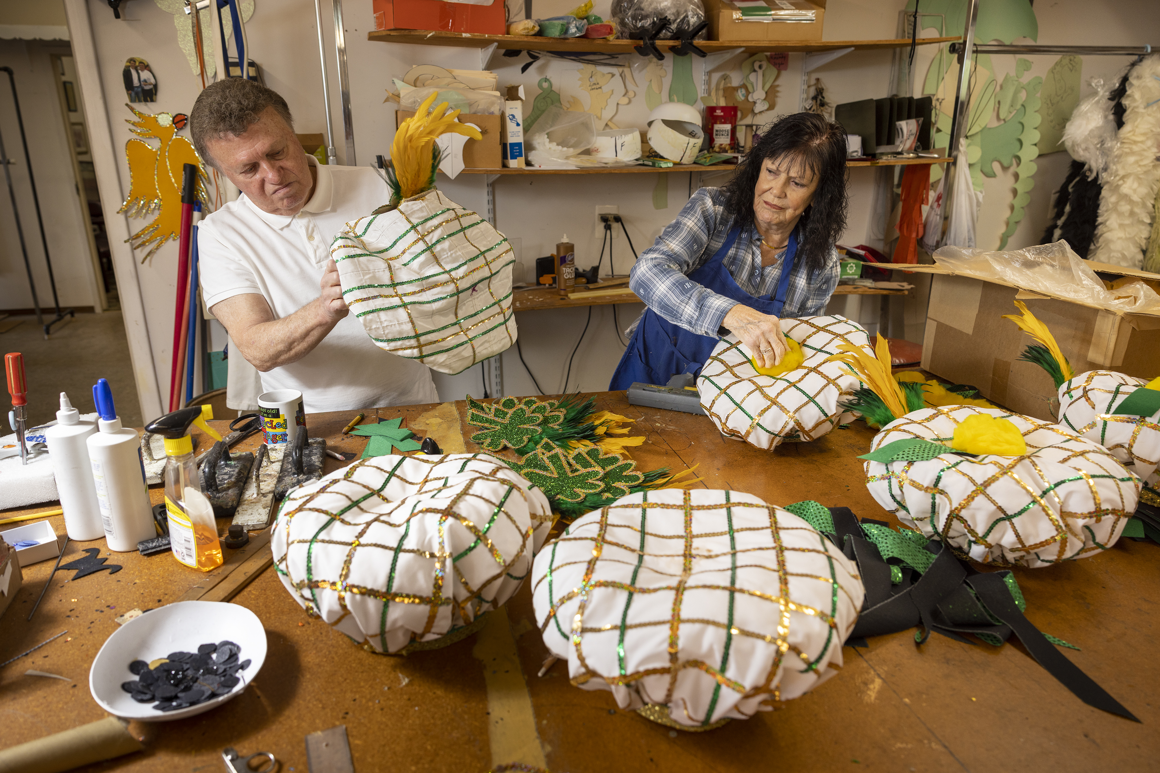 Delco's James May recreates iconic Kelce victory hat for Eagles fans