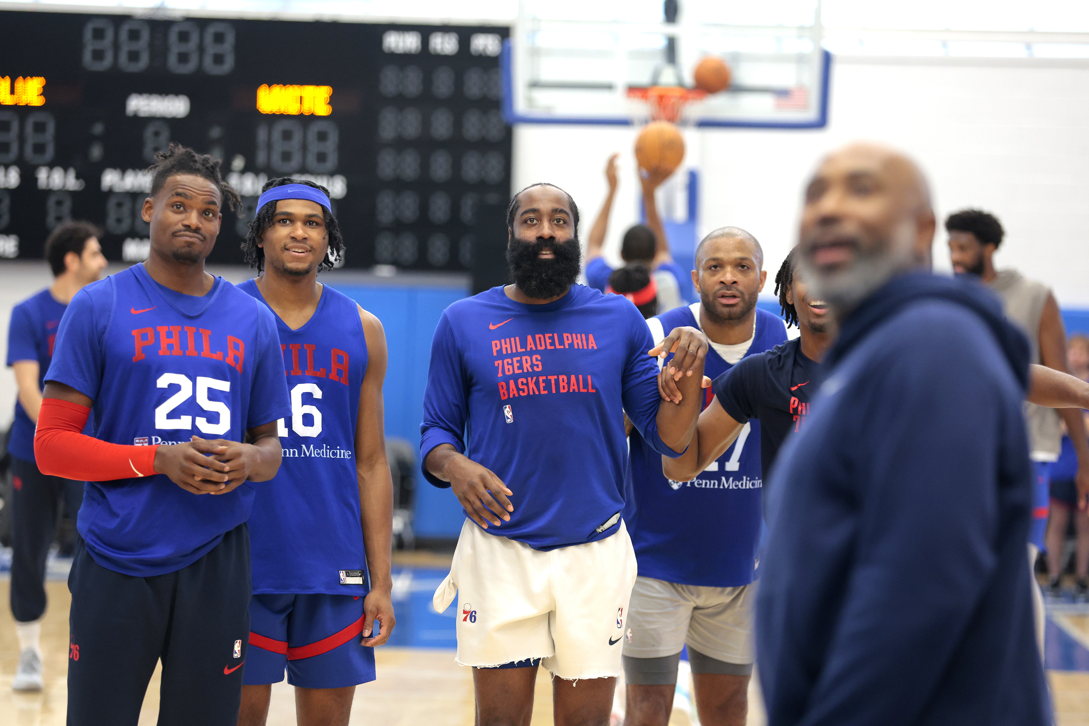 James Harden joins Joel Embiid at Philadelphia 76ers in blockbuster trade  which sends Ben Simmons to Brooklyn Nets, NBA News