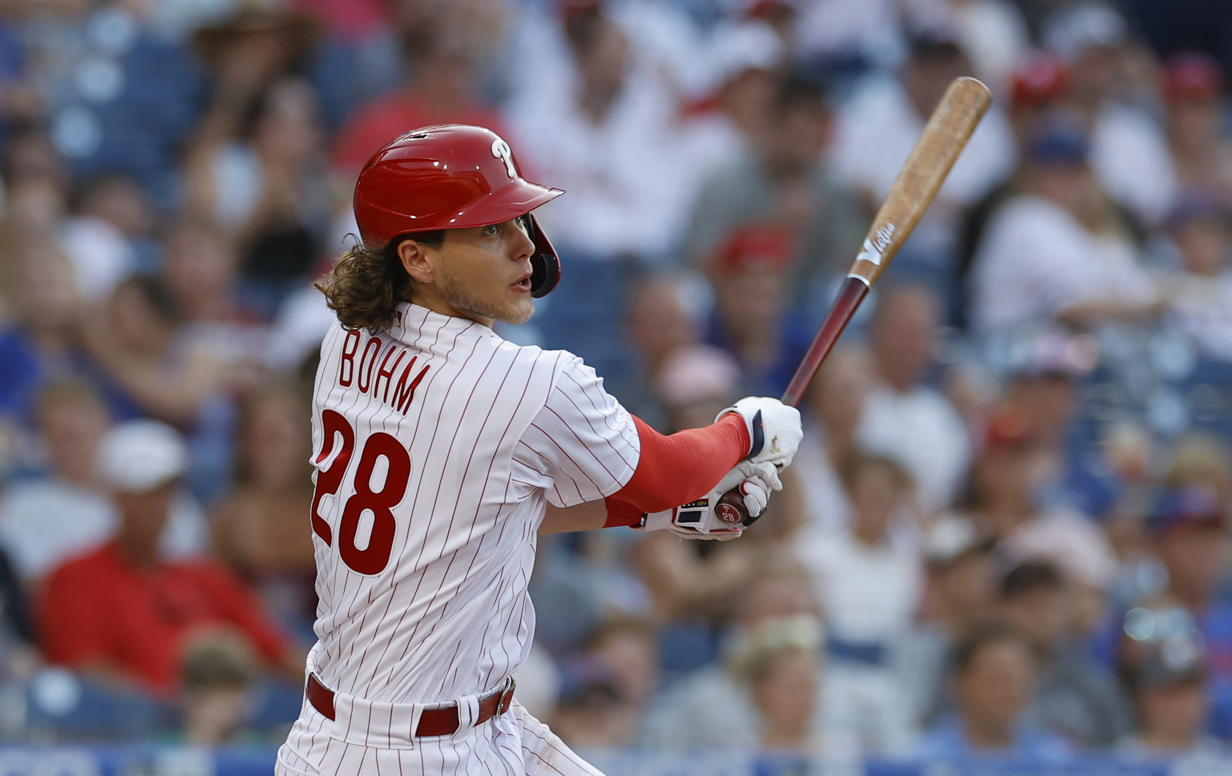 Alec Bohm finishes scalding month of July by helping the Phillies