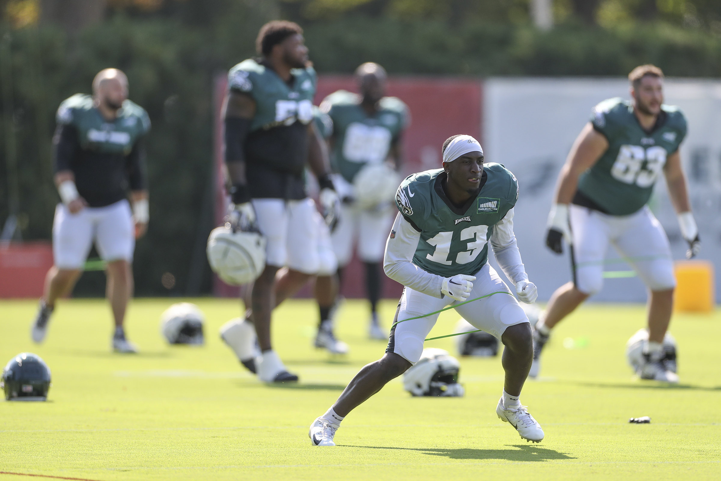 Philadelphia Eagles WR A.J. Brown Hosts a 7-on-7 Camp 