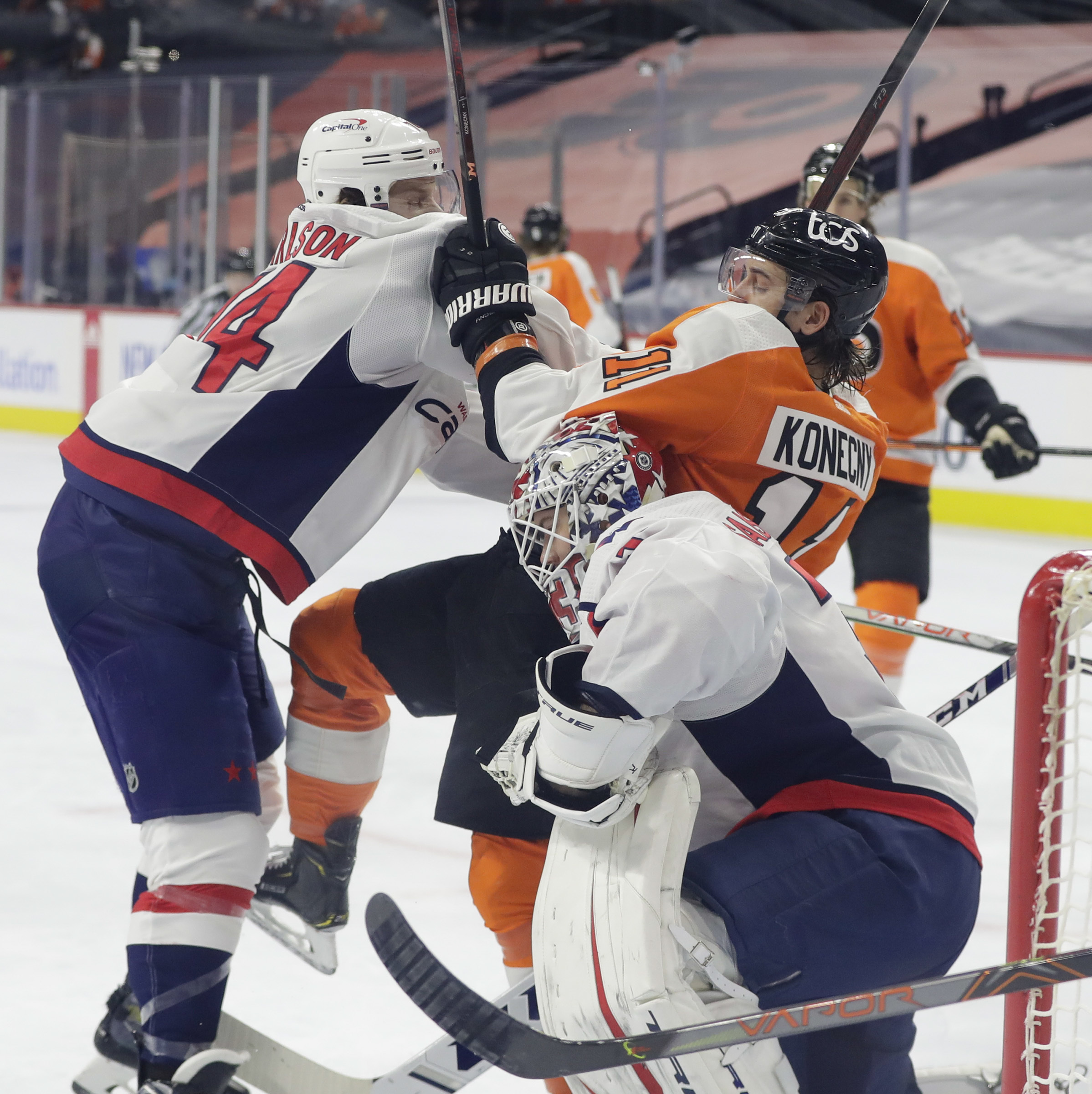 Flyers vs. Caps: Fans at Wells Fargo Center for Flyers' 3-1 loss