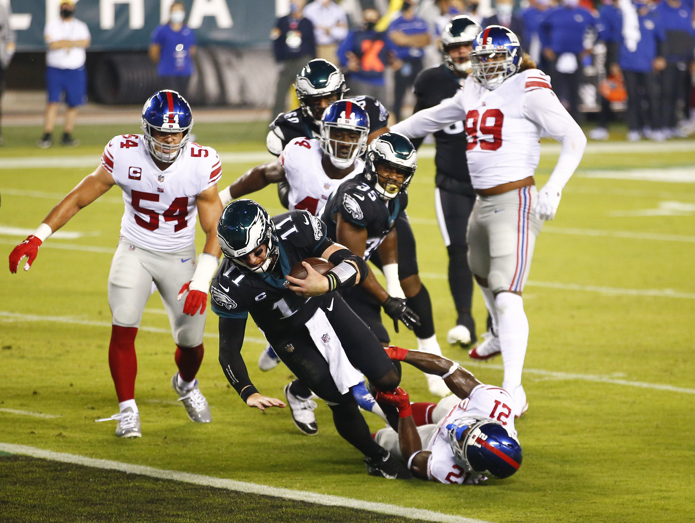 Giants send the Eagles out 42-7 losers - NBC Sports