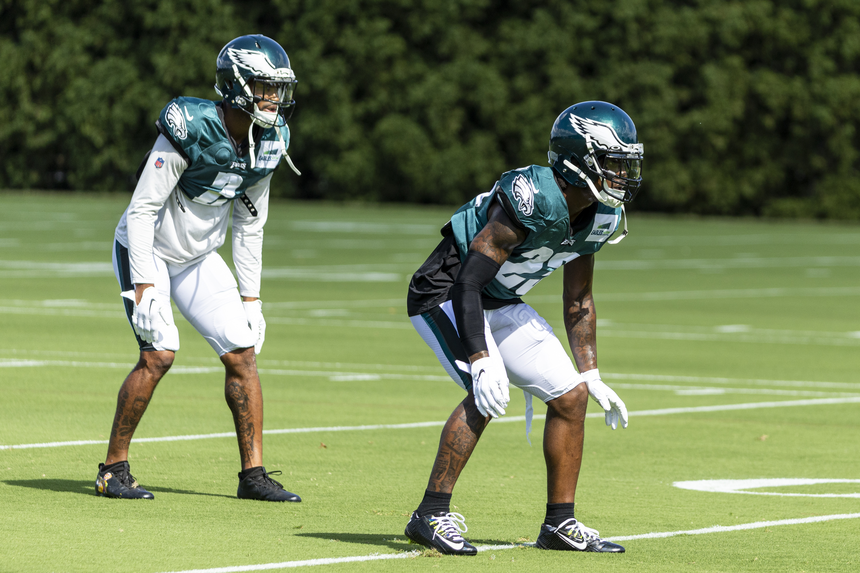 New Eagles DB Chauncey Gardner-Johnson already making his presence known in  his first practice