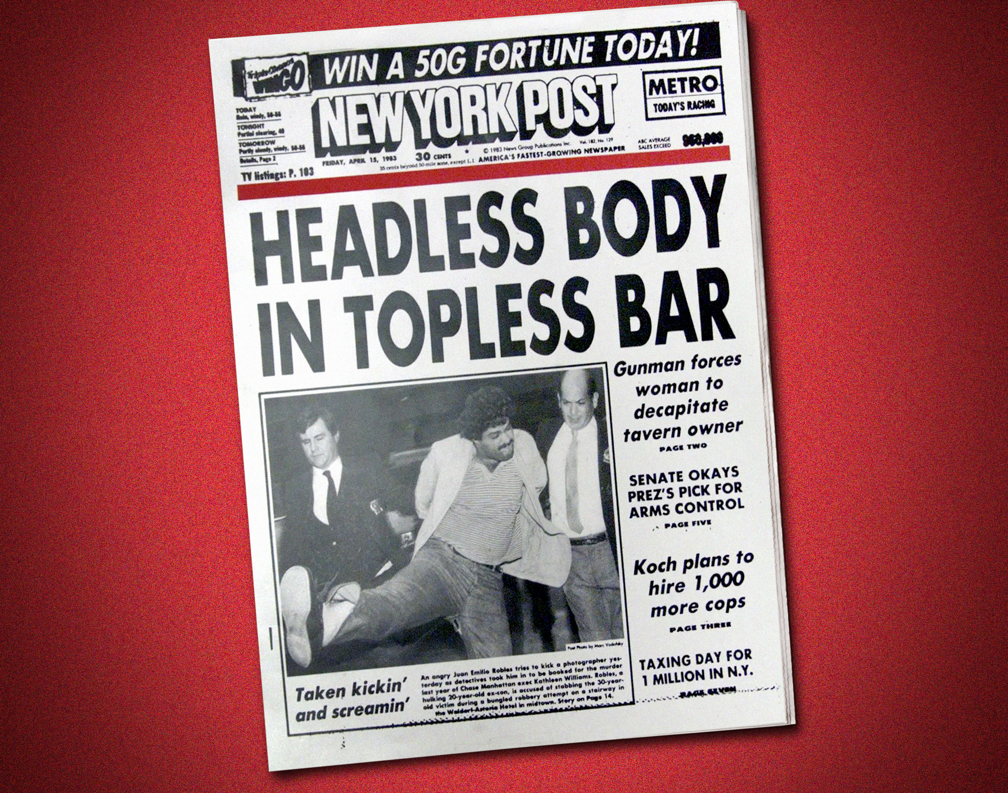 Headless Body in Topless Bar': 40 years later, the story behind an iconic  newspaper headline