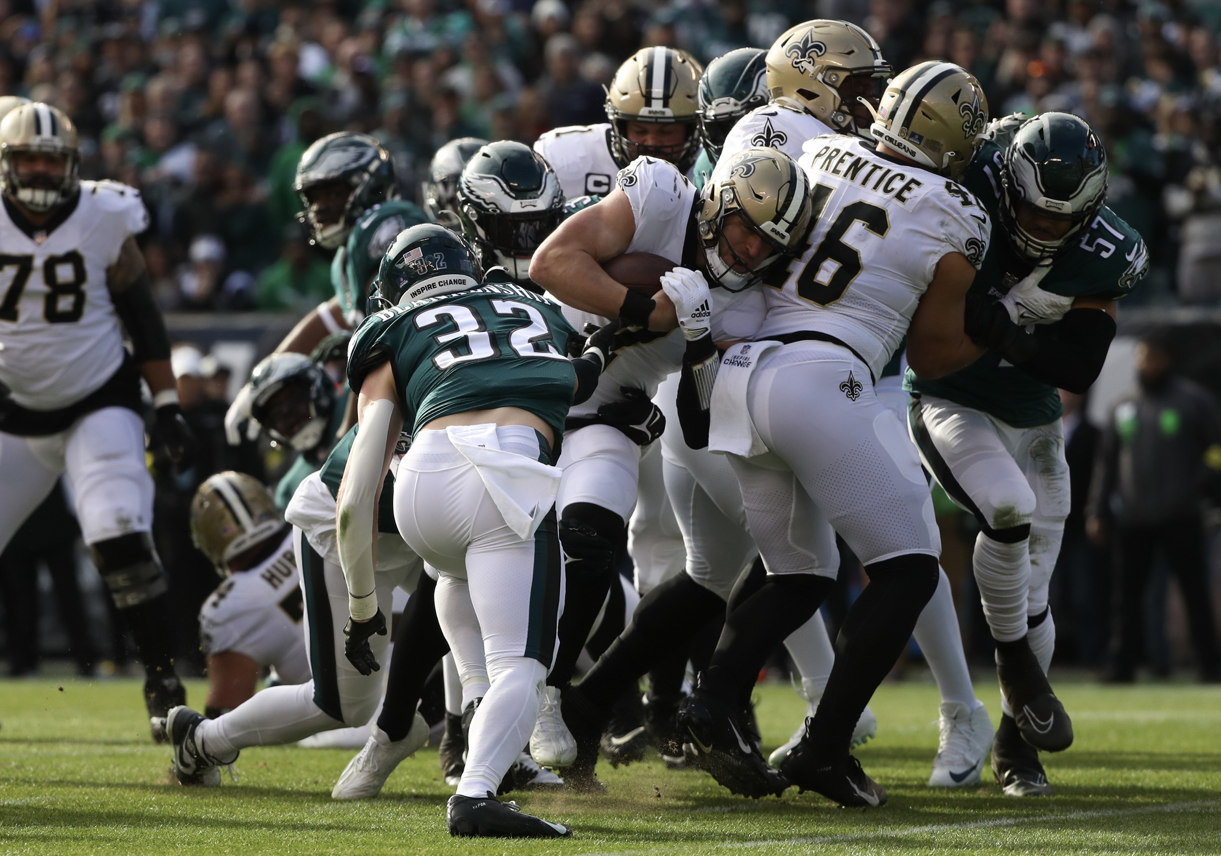 Photos from the Eagles' NFL Week 17 loss to the Saints
