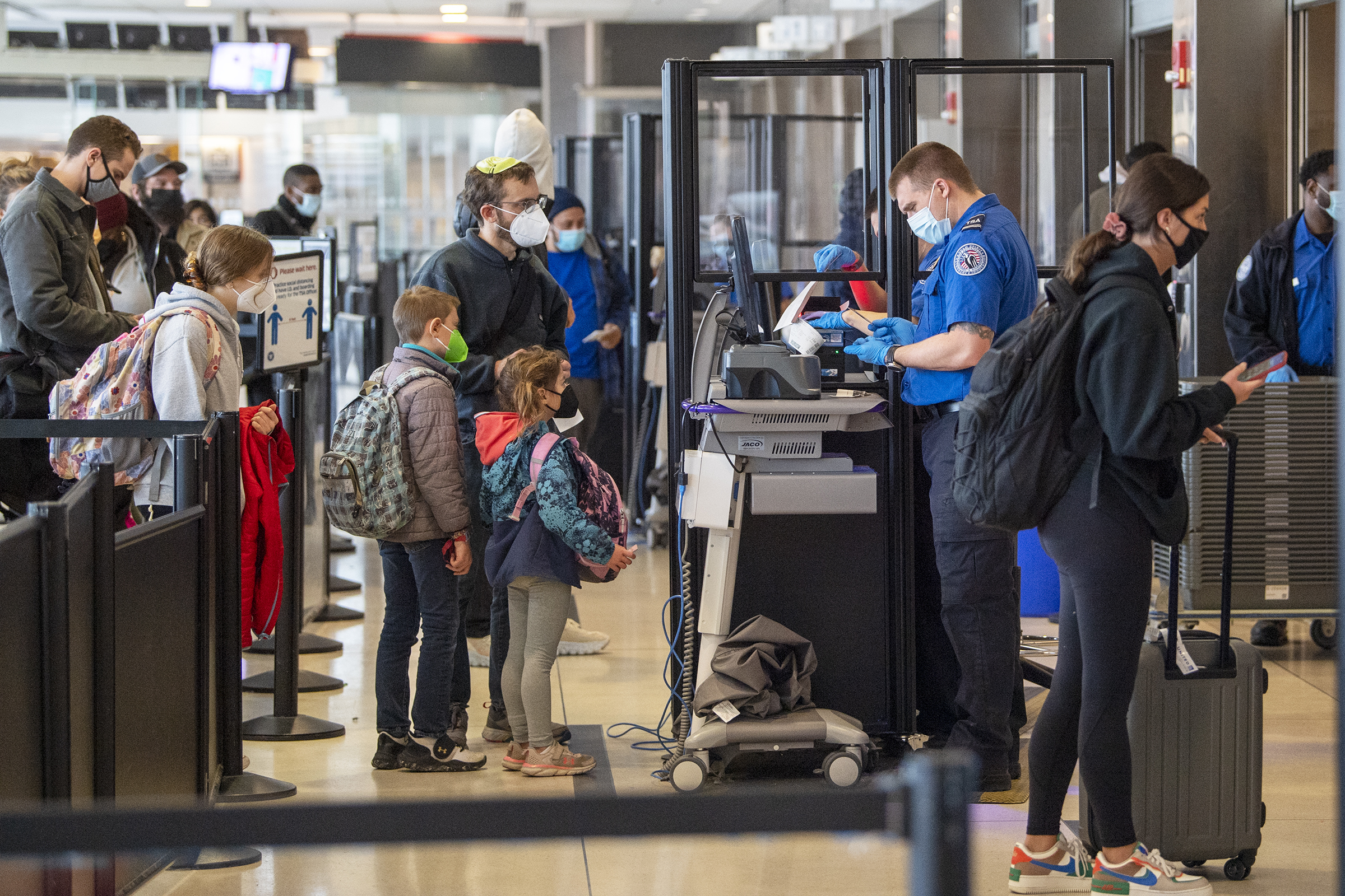 TSA tips on traveling with small children through a security checkpoint at  Philadelphia International Airport