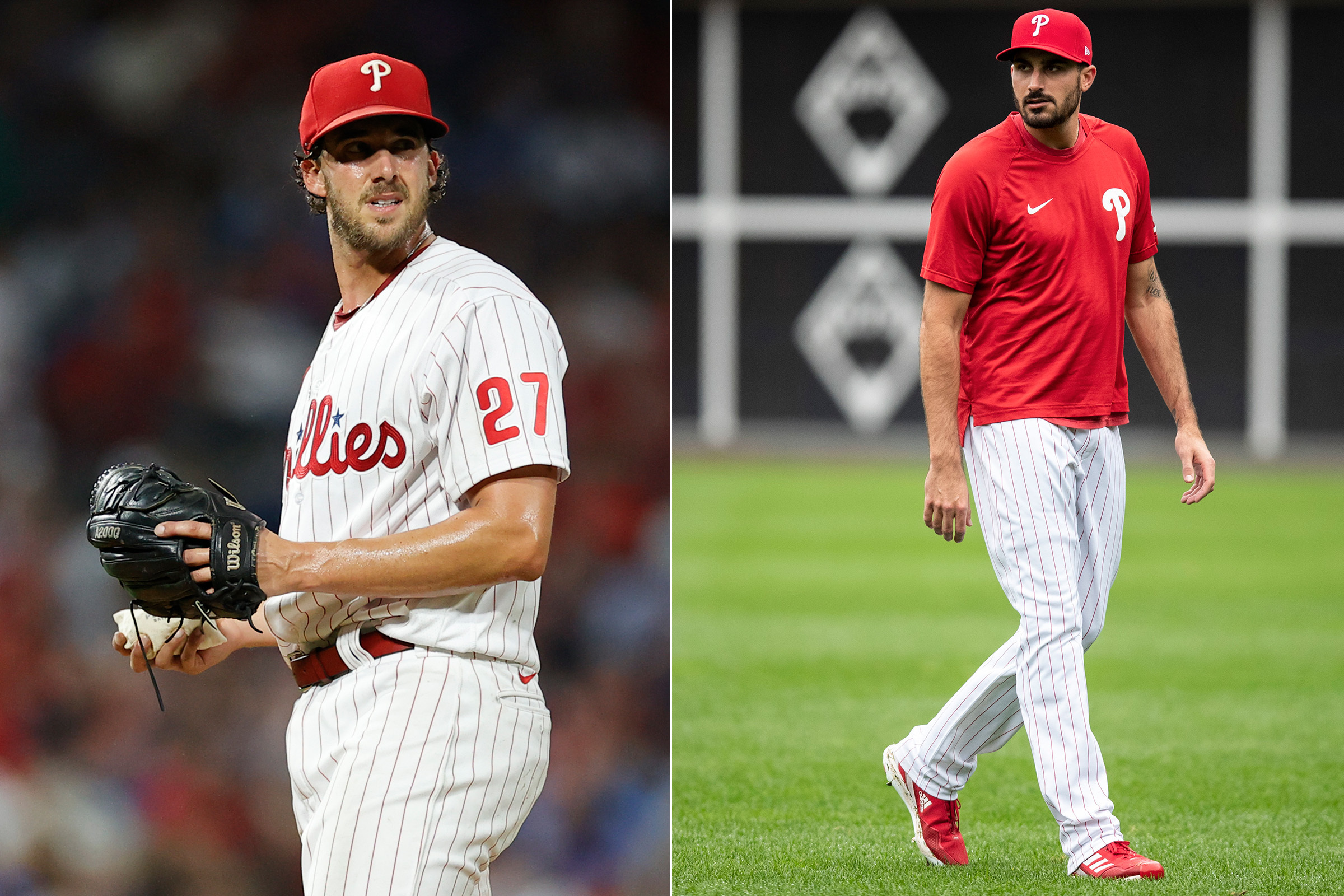 Best friends Aaron Nola and Zach Eflin square off in Phillies vs. Rays, and  savor it - The Athletic