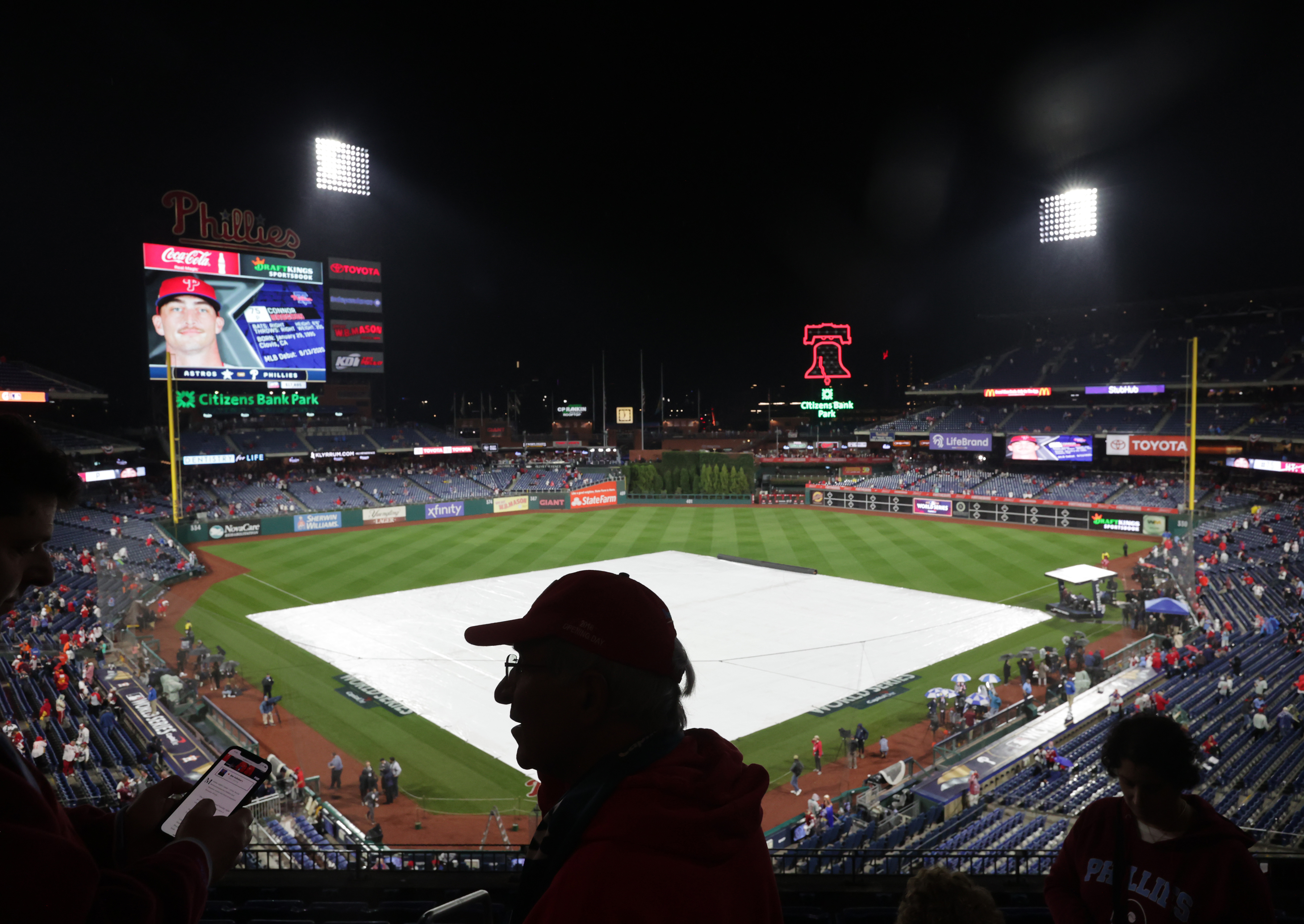 Fan information for World Series Game 3 at Citizens Bank Park
