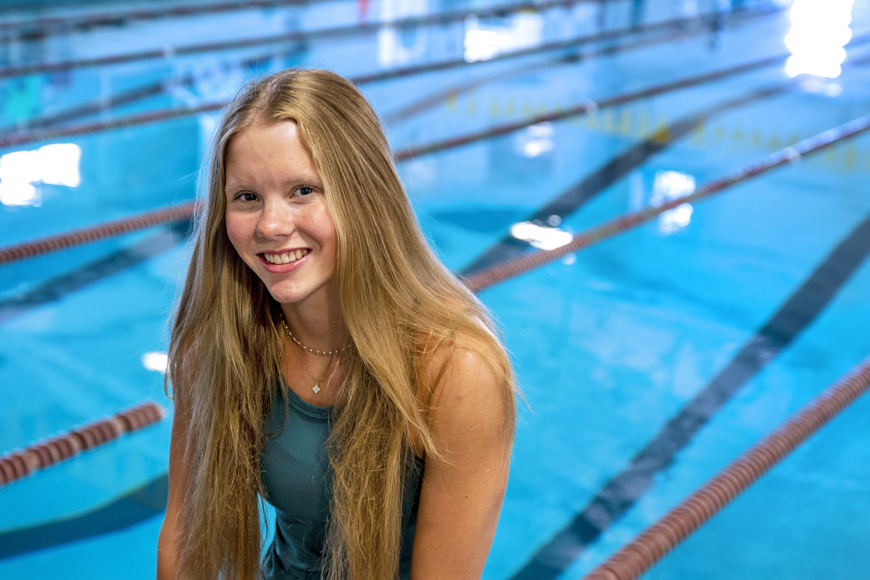 Haddonfield's Audrey Derivaux made a splash at the Olympic swim trials