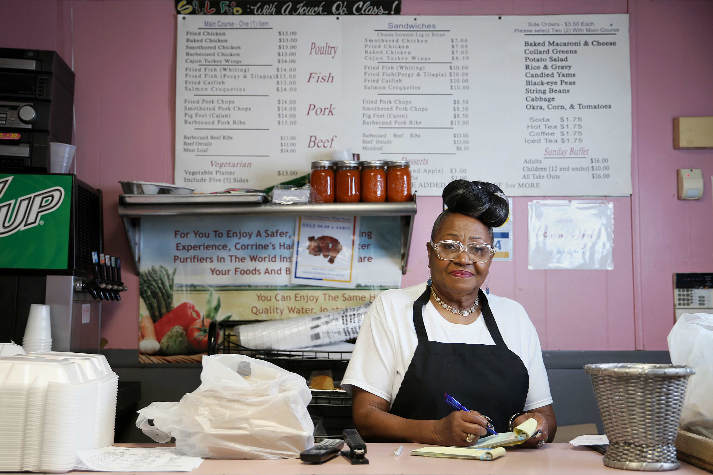 Owner Corinne Bradley-Powers stands for a portrait at Corinne's Place in Camden, N.J., on Thursday, Sept. 27, 2018. TIM TAI / Staff Photographer