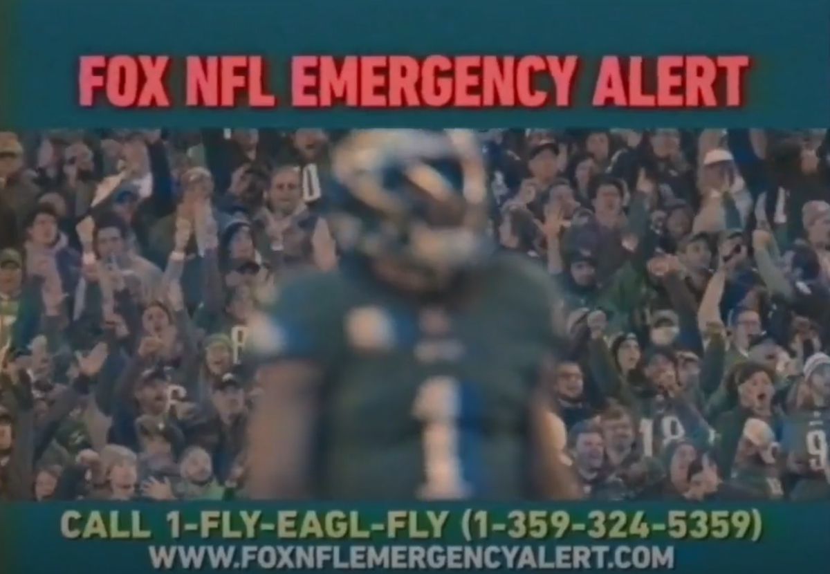 Fox Sports airs Philadelphia Eagles 'emergency alert' during NFL build-up, Culture