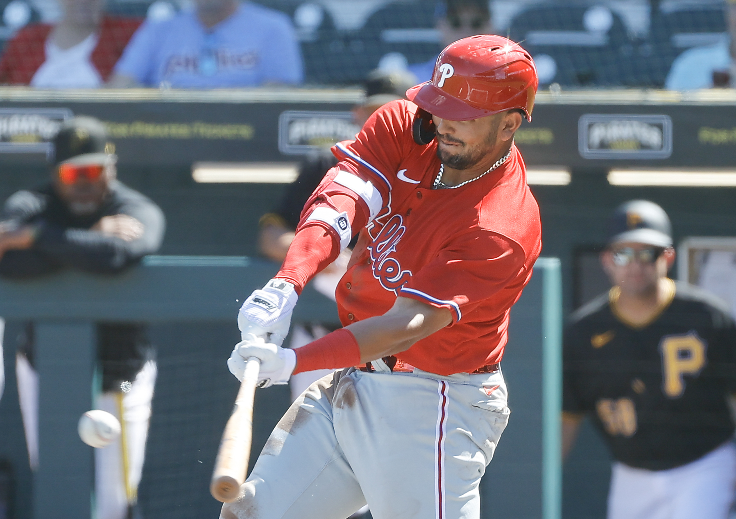 Inside the center-field education of Phillies utility infielder