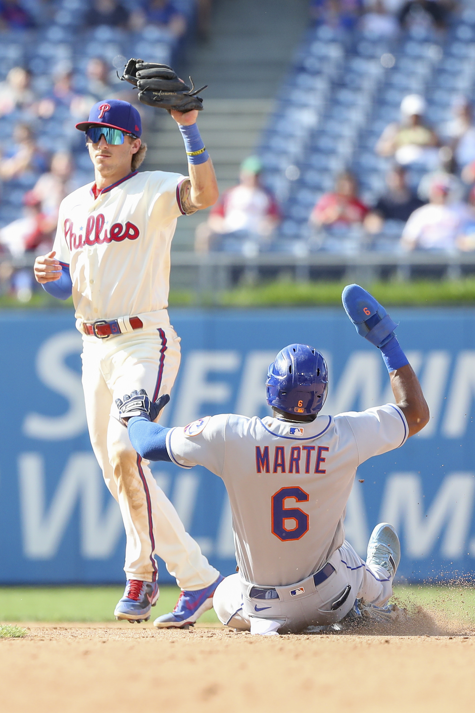 Marte, Mets top Wheeler, Phillies again to open doubleheader